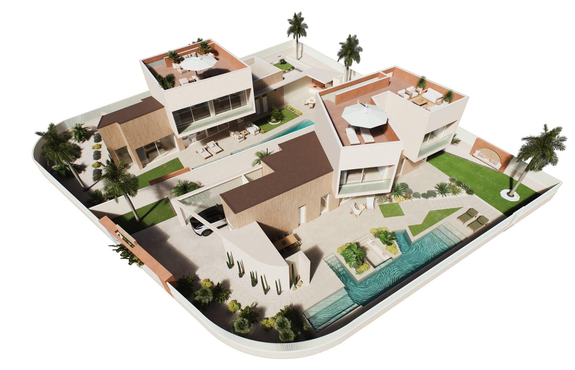For sale - 4 Bedroom 4 Bathroom Villa in Orihuela Costa - Dehesa de Campoamor  - Alicante
