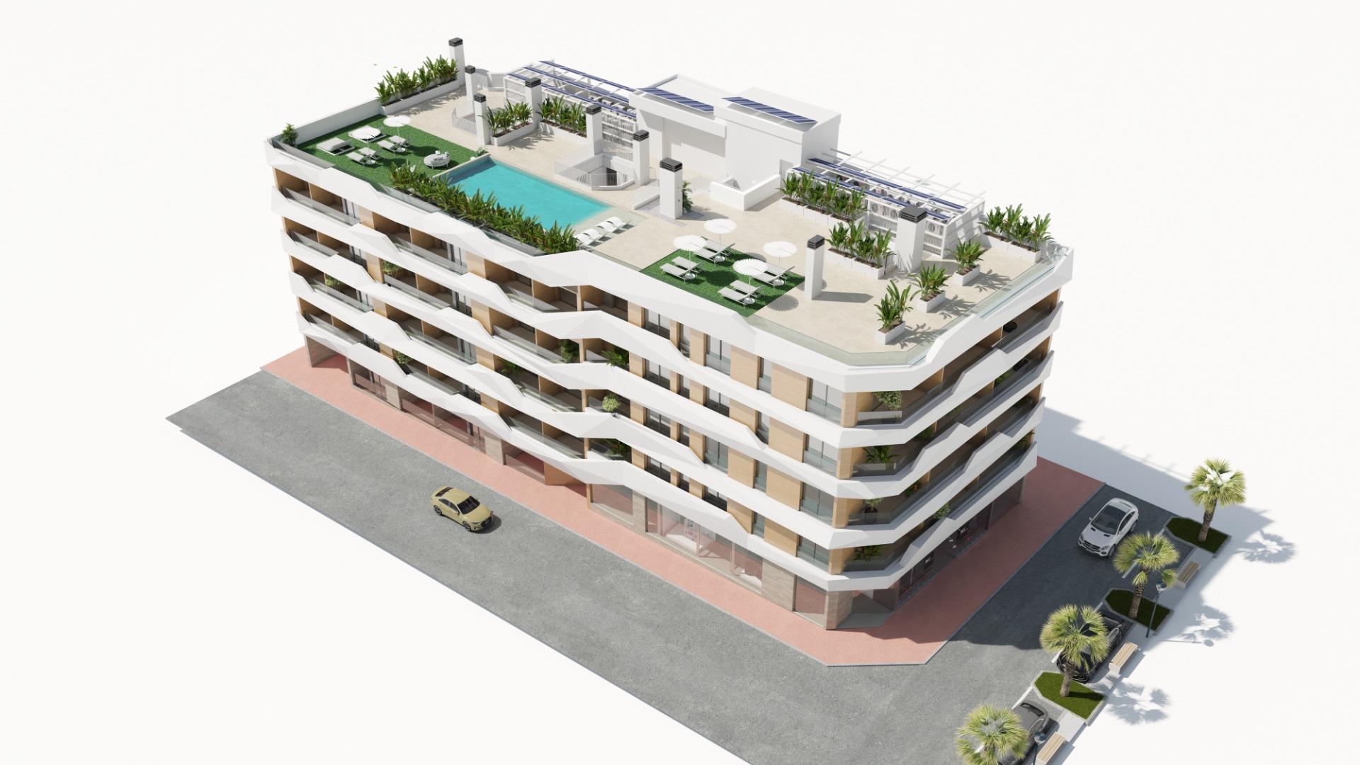 For sale - 3 Bedroom 2 Bathroom Penthouse in Guardamar del Segura - Pueblo  - Alicante
