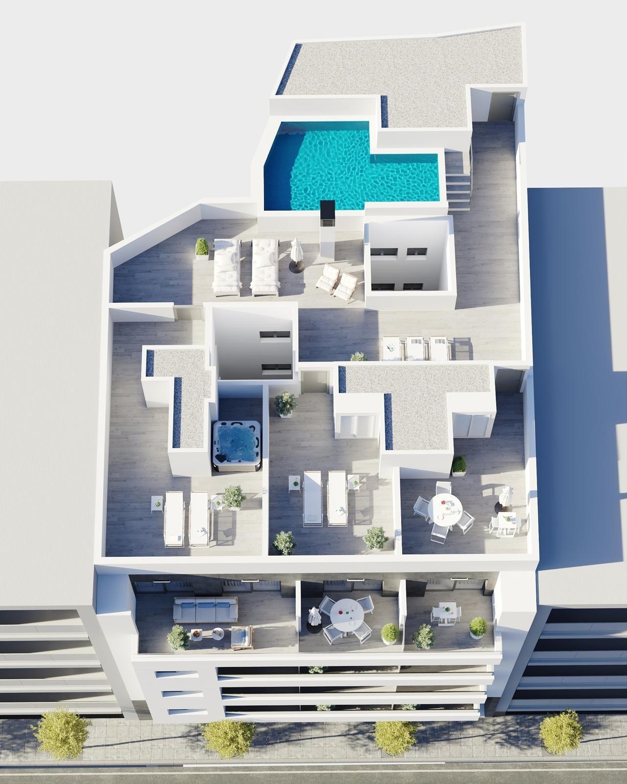 For sale - 2 Bedroom 2 Bathroom Apartment in Torrevieja - Centro  - Alicante