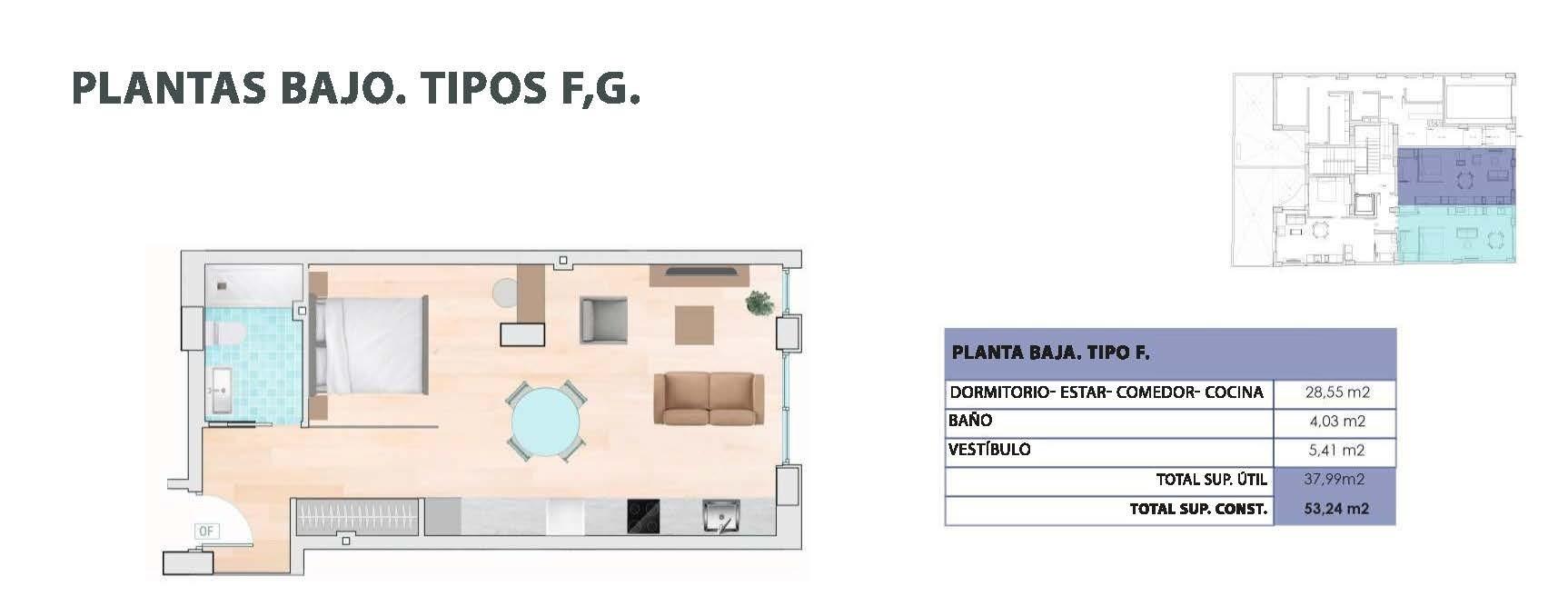 For sale - 1 Bedroom 1 Bathroom Apartment in Guardamar del Segura - Pueblo  - Alicante