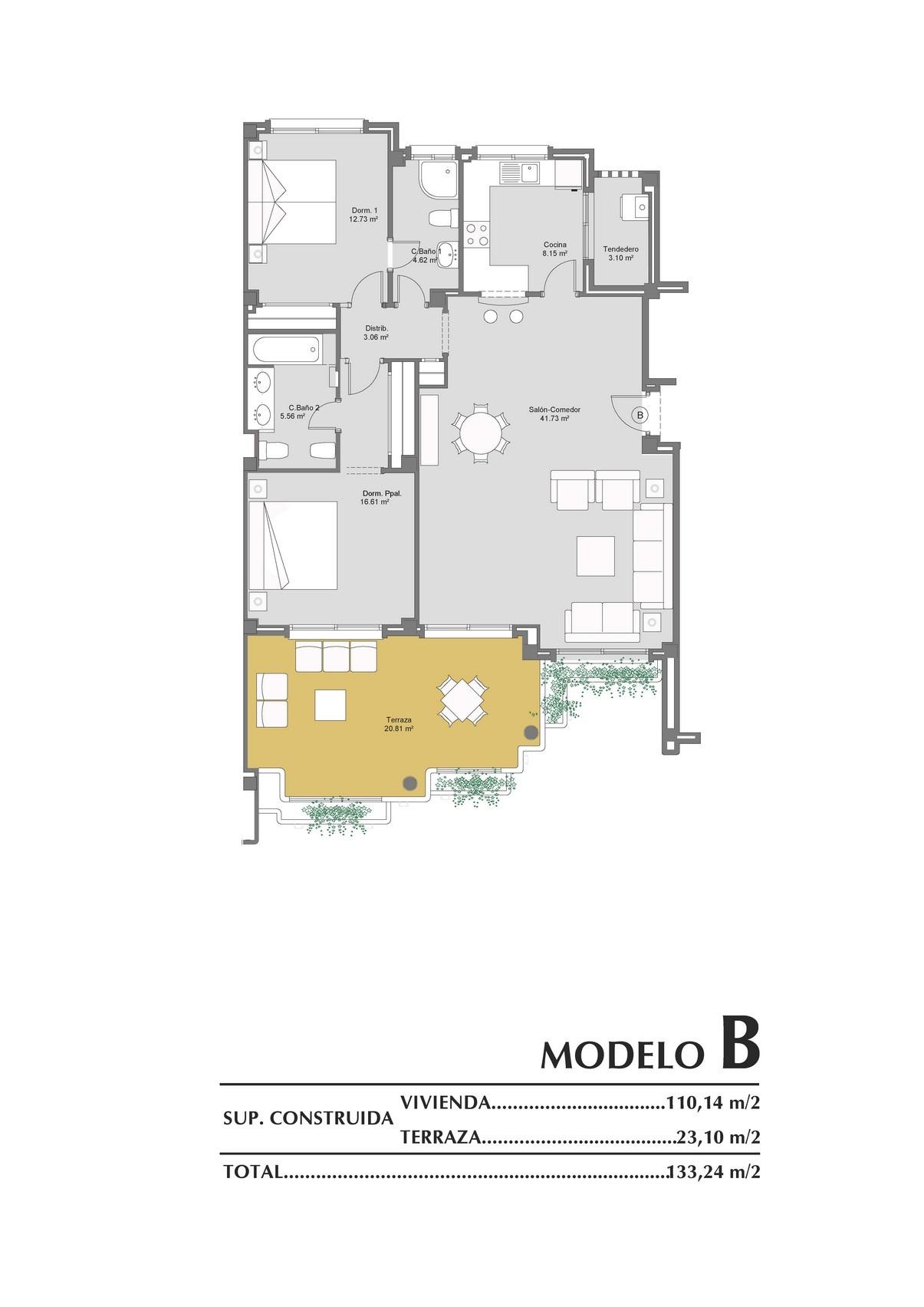 For sale - 2 Bedroom 2 Bathroom Apartment in Orihuela Costa - Lomas de Campoamor  - Alicante