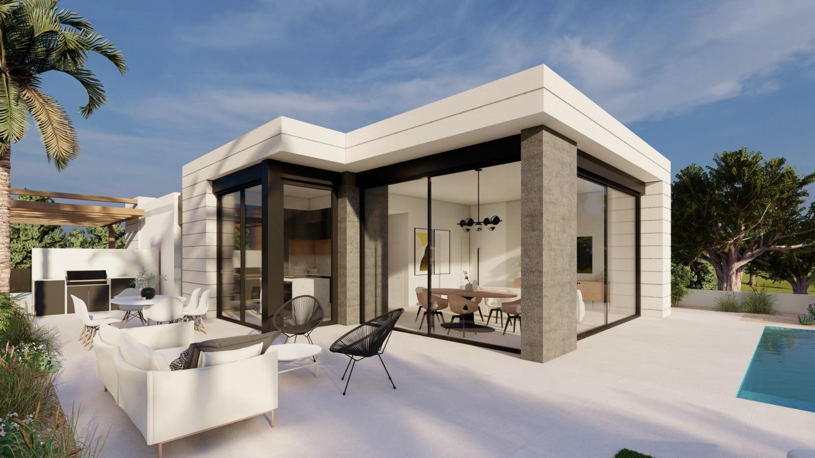 For sale - 3 Bedroom 2 Bathroom Villa in Pilar de La Horadada - Lo Romero Golf  - Alicante