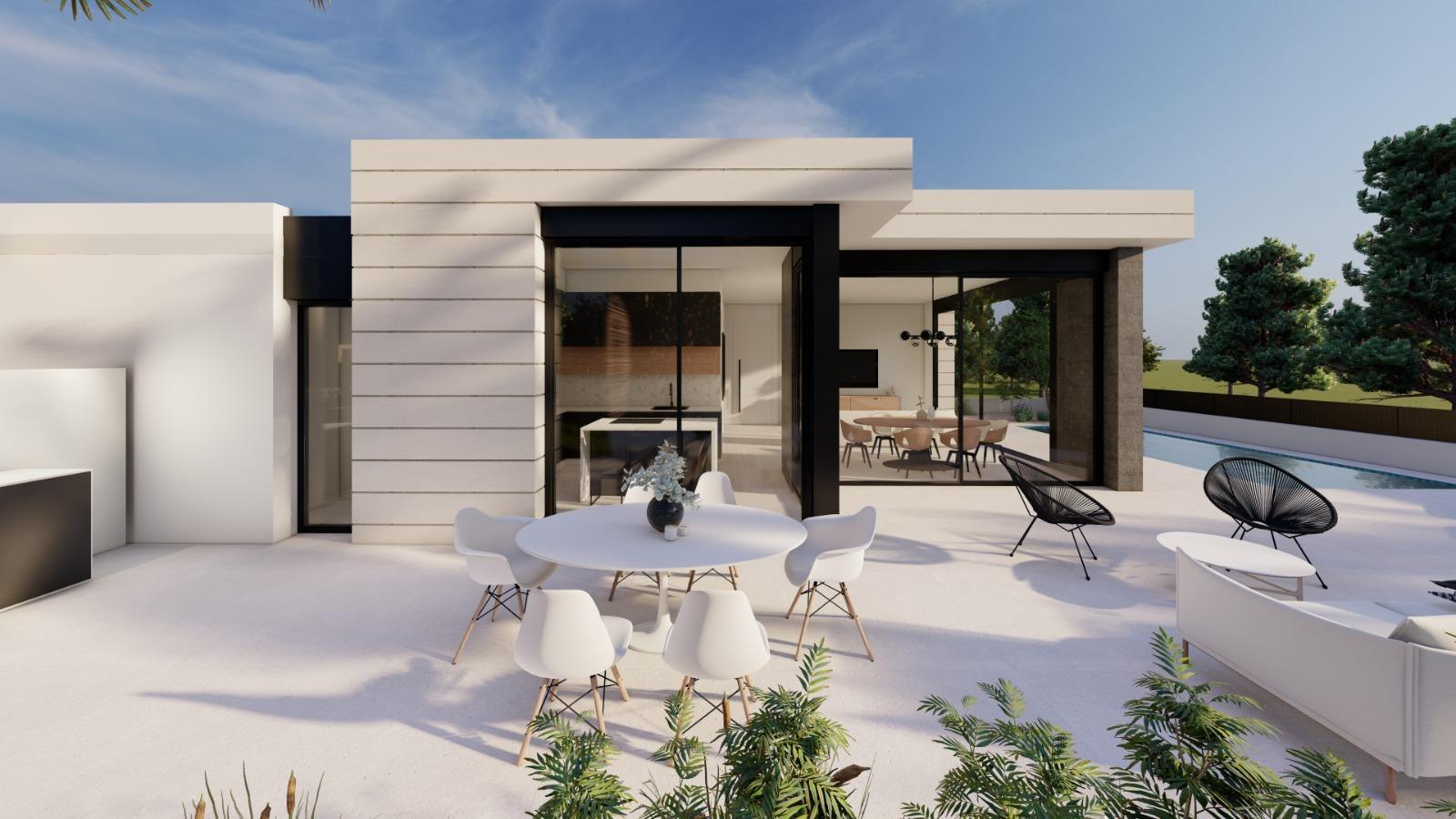 For sale - 3 Bedroom 2 Bathroom Villa in Pilar de La Horadada - Lo Romero Golf  - Alicante