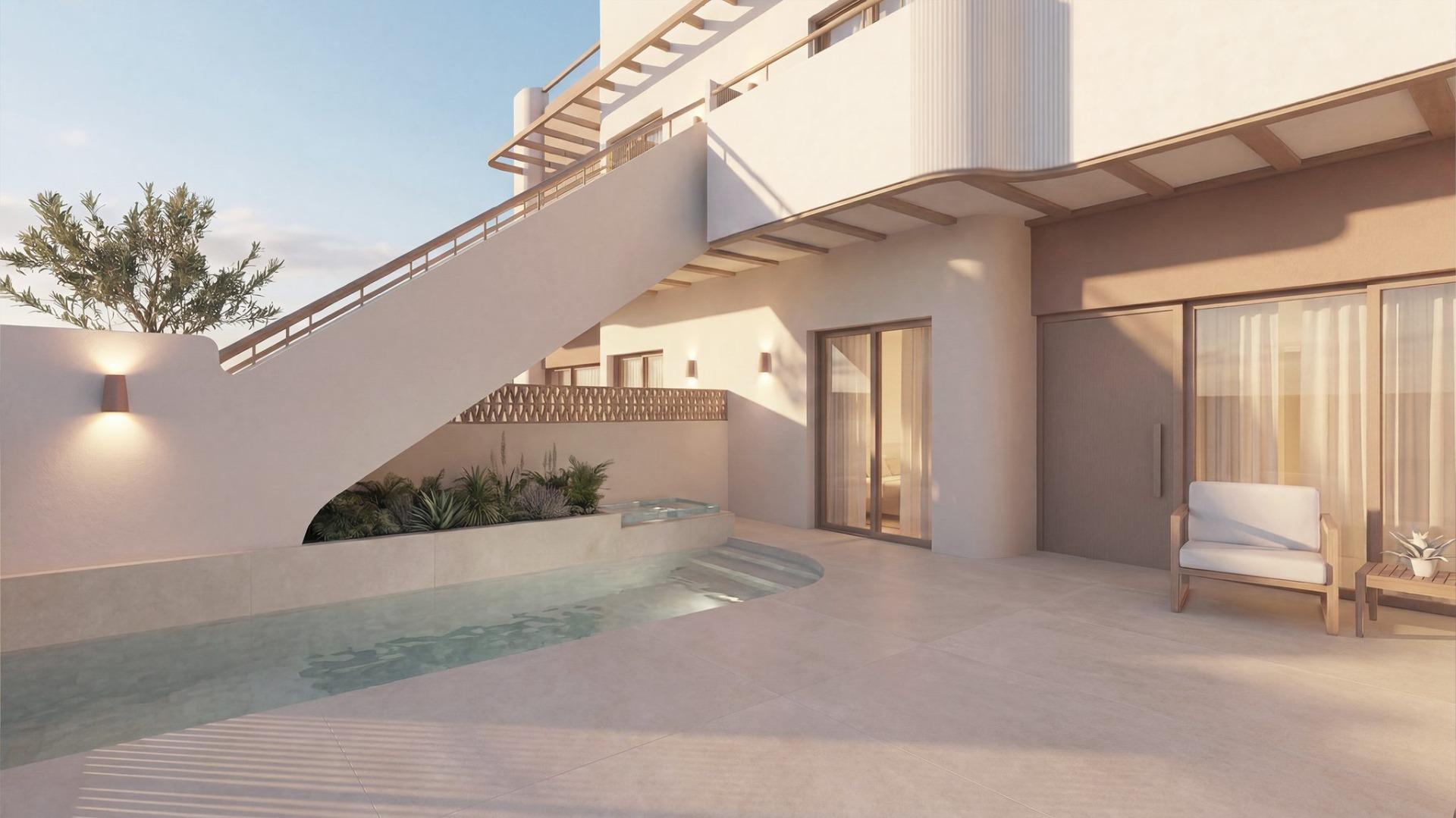 For sale - 2 Bedroom 2 Bathroom Bungalow in Pilar de La Horadada - Zona Pueblo  - Alicante