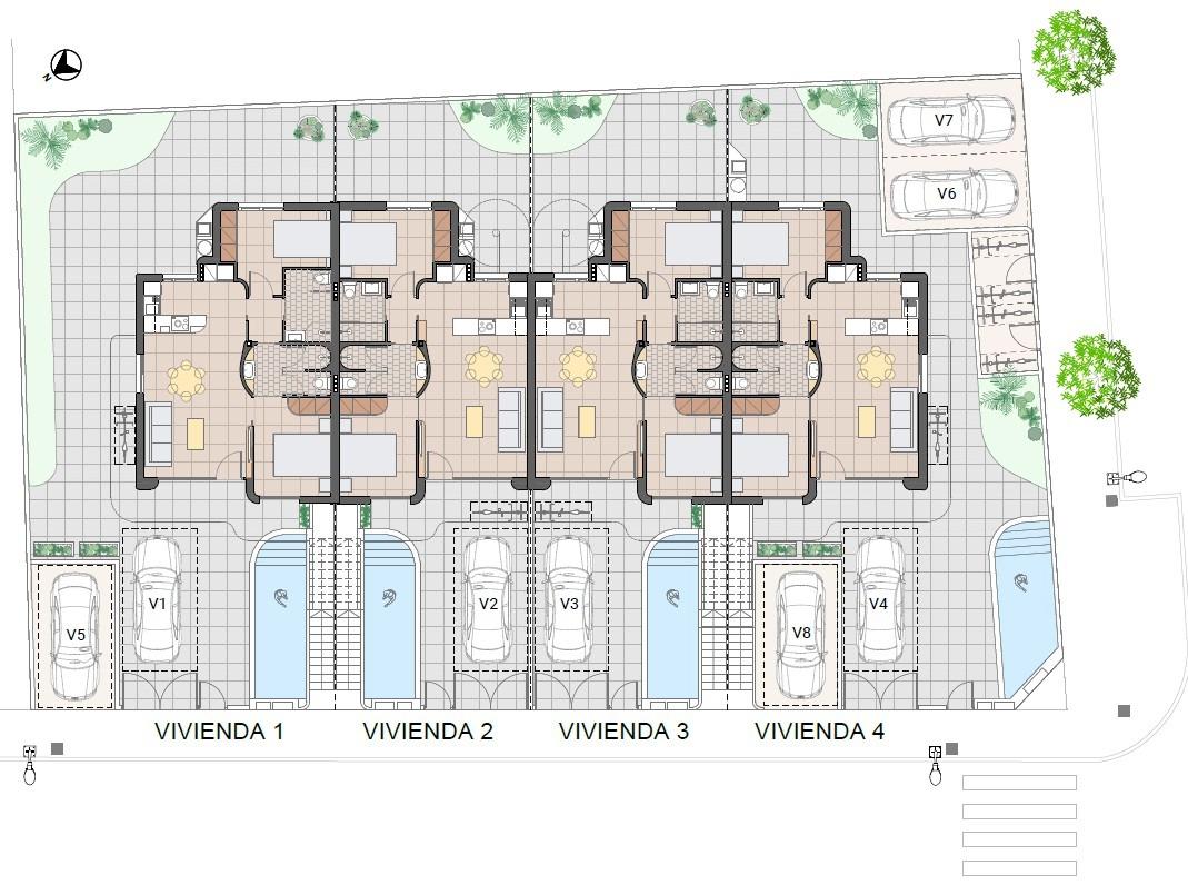 For sale - 2 Bedroom 2 Bathroom Bungalow in Pilar de La Horadada - Zona Pueblo  - Alicante