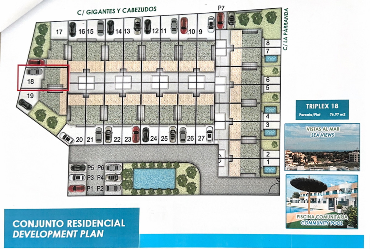 For sale - 3 Bedroom 3 Bathroom House - Townhouse in Orihuela - Villamartin  - Alicante