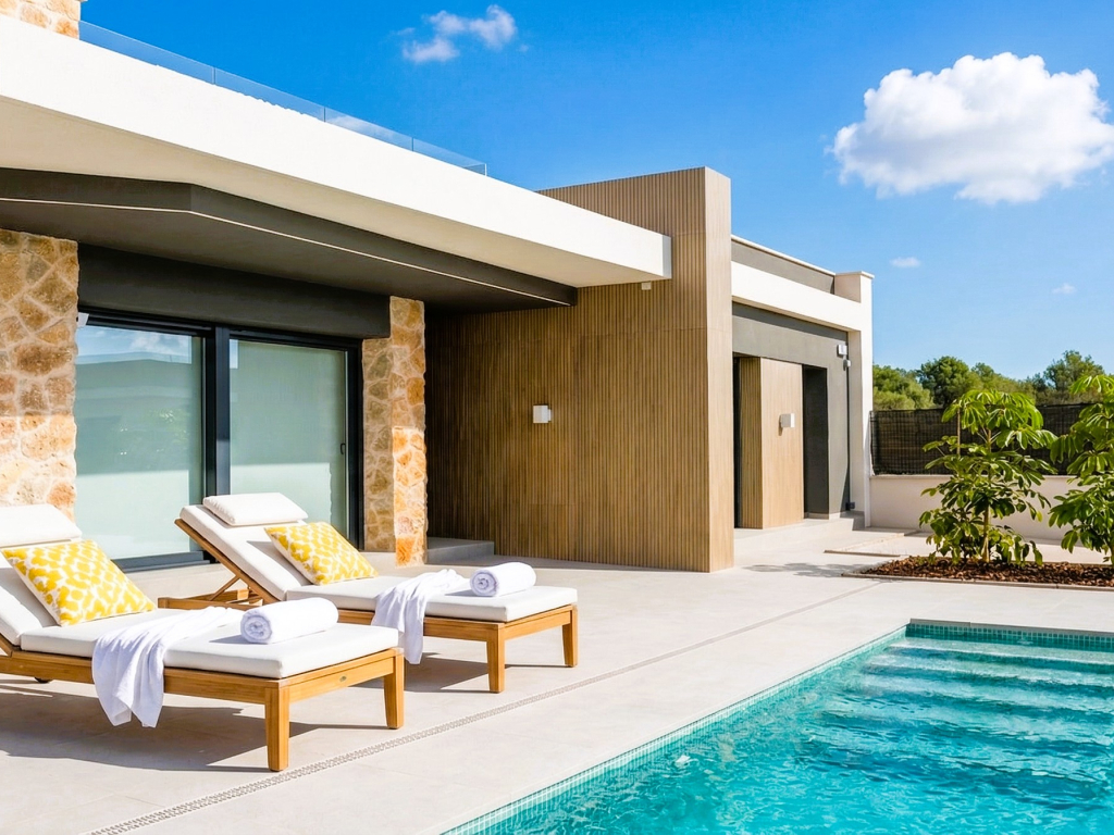 3 Bedroom 2 Bathroom Modern Key Ready Villa in Ciudad Quesada