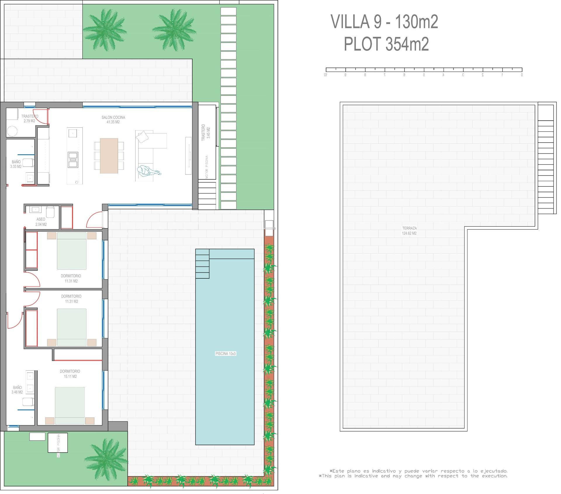 New Build - 3 Bedroom 2 Bathroom Villa in Los Alcazares - Serena Golf  - Murcia