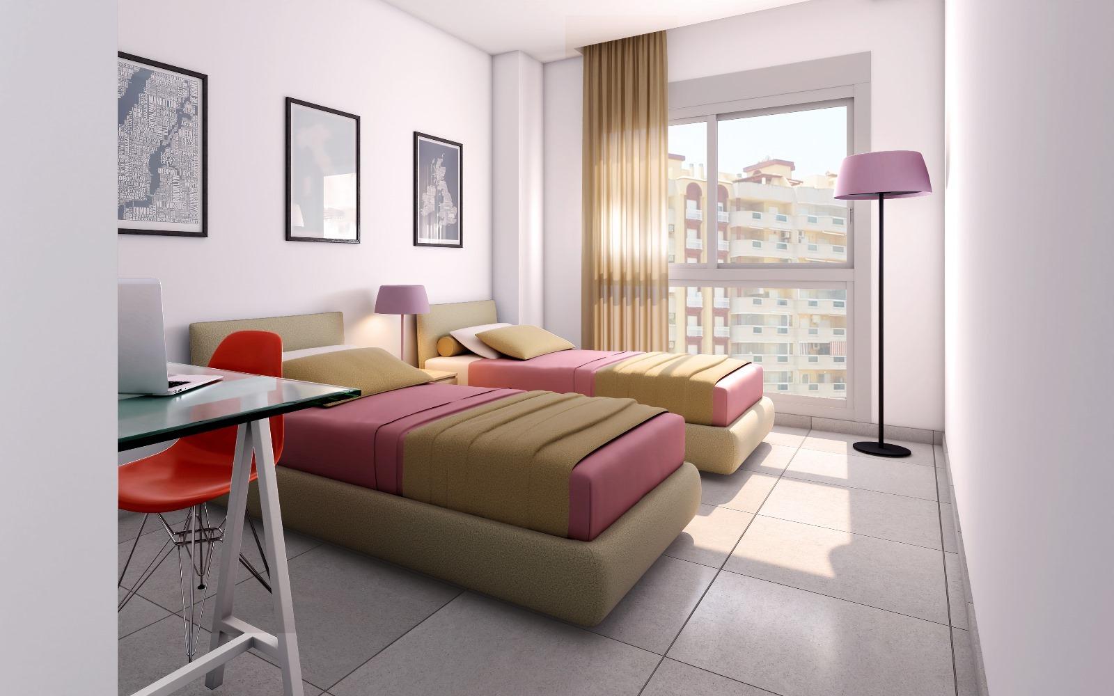 New Build - 1 Bedroom 1 Bathroom Apartment in La Manga del Mar Menor - La Manga  - Murcia