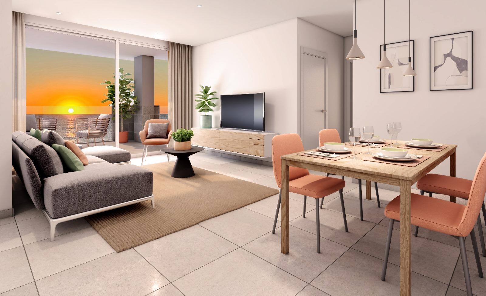 New Build - 1 Bedroom 1 Bathroom Apartment in La Manga del Mar Menor - La Manga  - Murcia