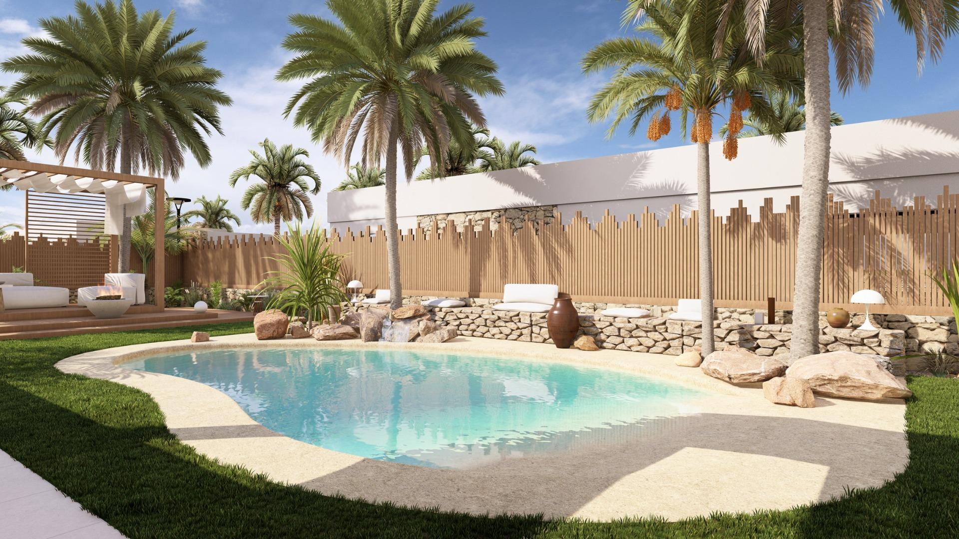 New Build - 2 Bedroom 2 Bathroom Villa in Baños y Mendigo - Altaona Golf  - Murcia