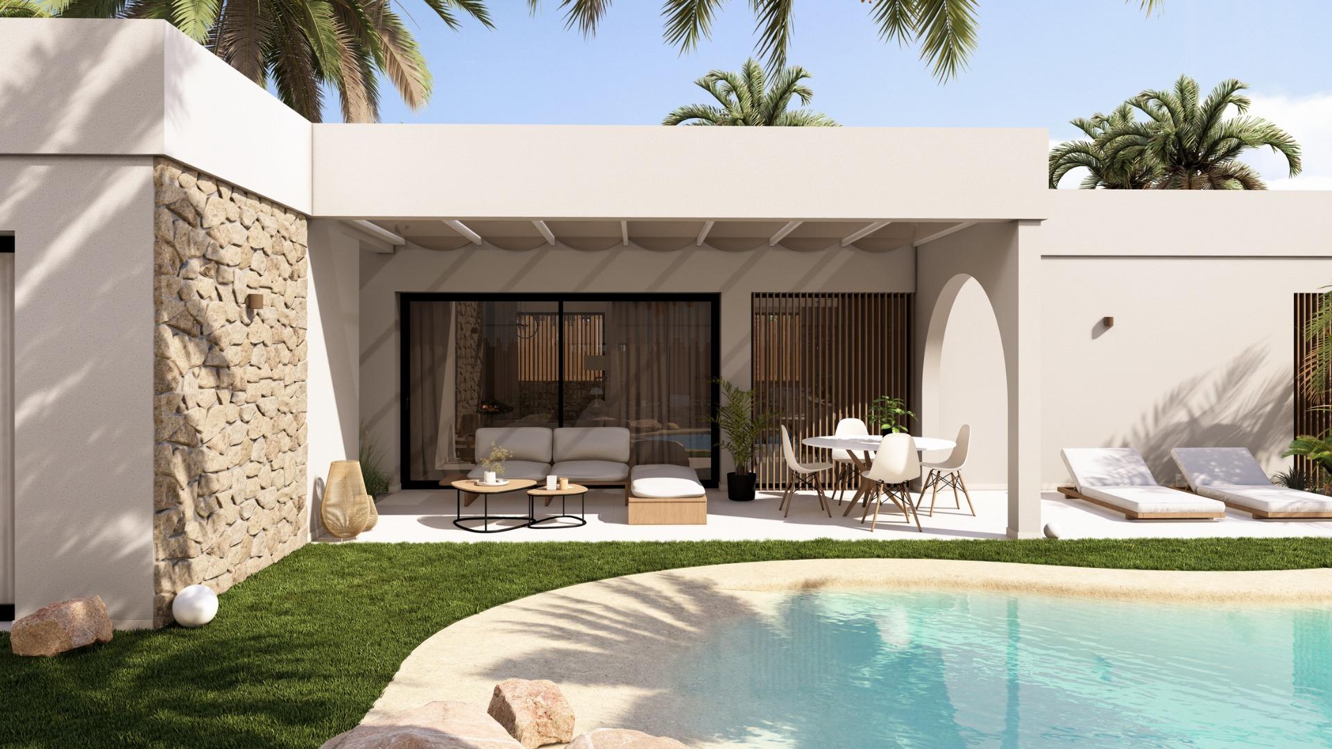 New Build - 3 Bedroom 3 Bathroom Villa in Baños y Mendigo - Altaona Golf  - Murcia
