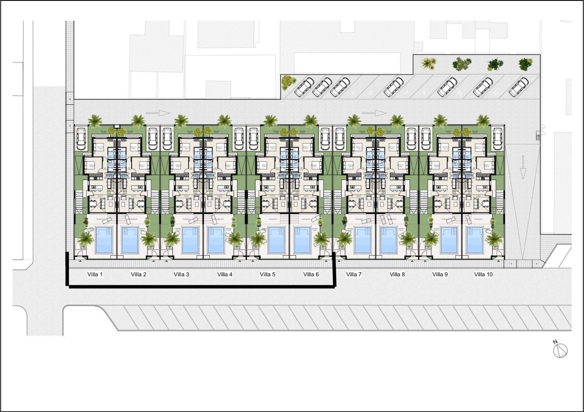 New Build - 3 Bedroom 3 Bathroom Villa in Los Nietos - Los Nietos playa  - Murcia