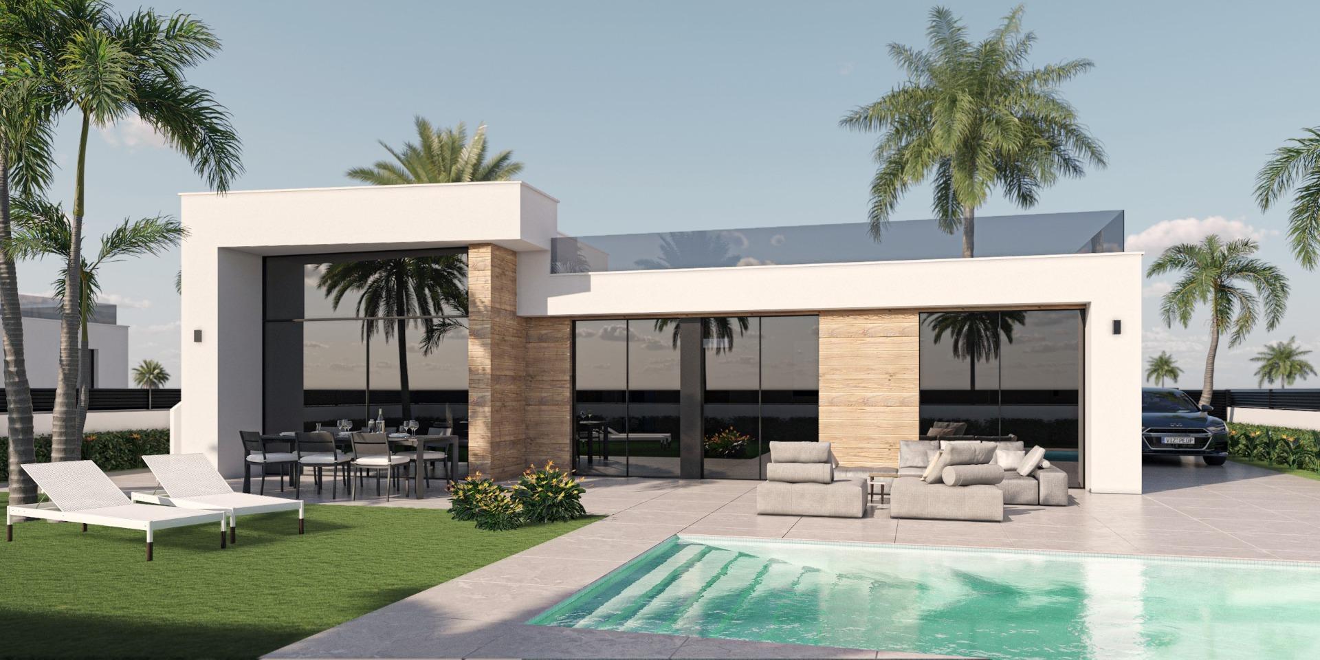 New Build - 3 Bedroom 2 Bathroom Villa in Alhama De Murcia - Condado De Alhama  - Murcia