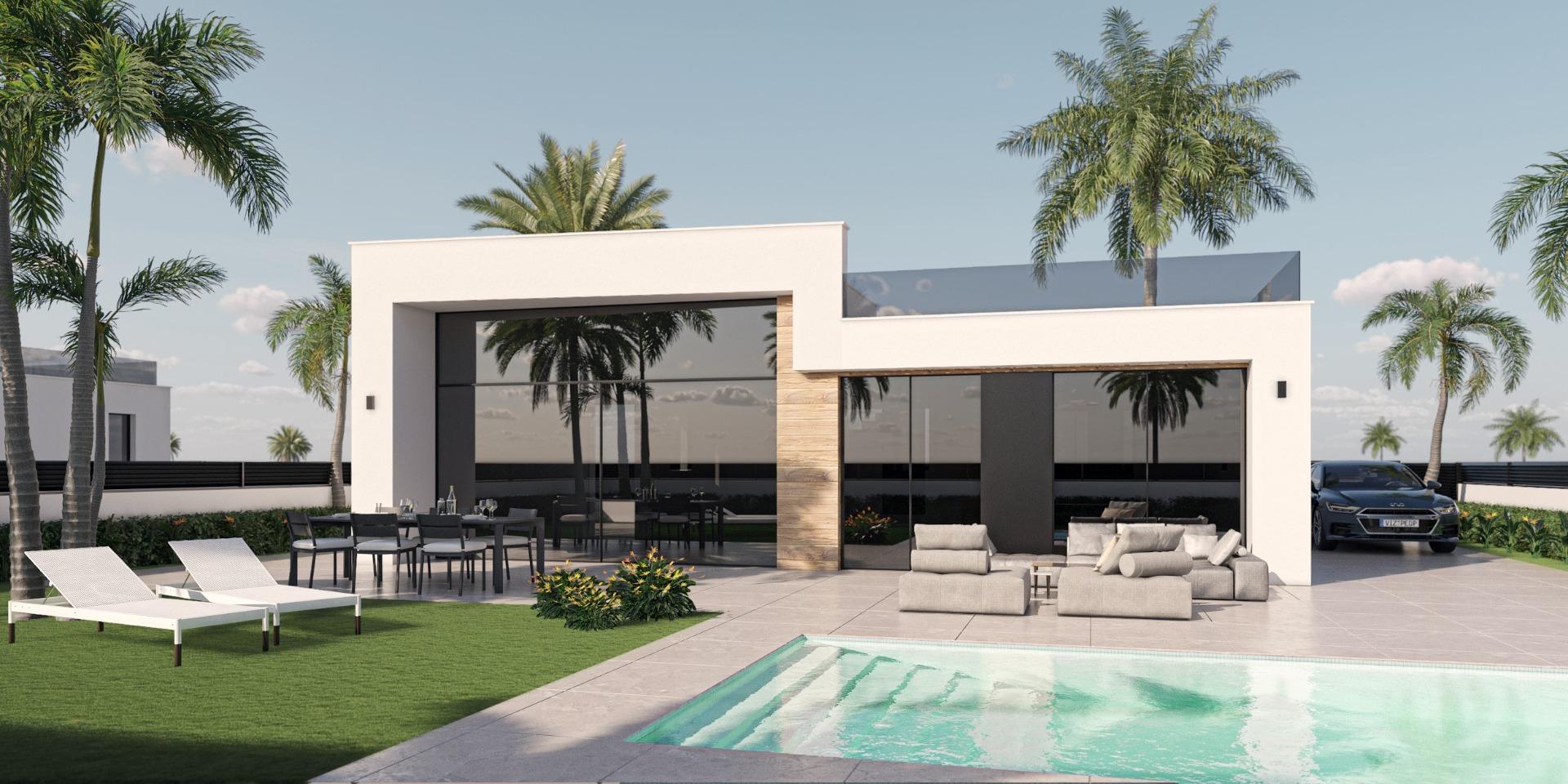 New Build - 3 Bedroom 2 Bathroom Villa in Alhama De Murcia - Condado De Alhama  - Murcia