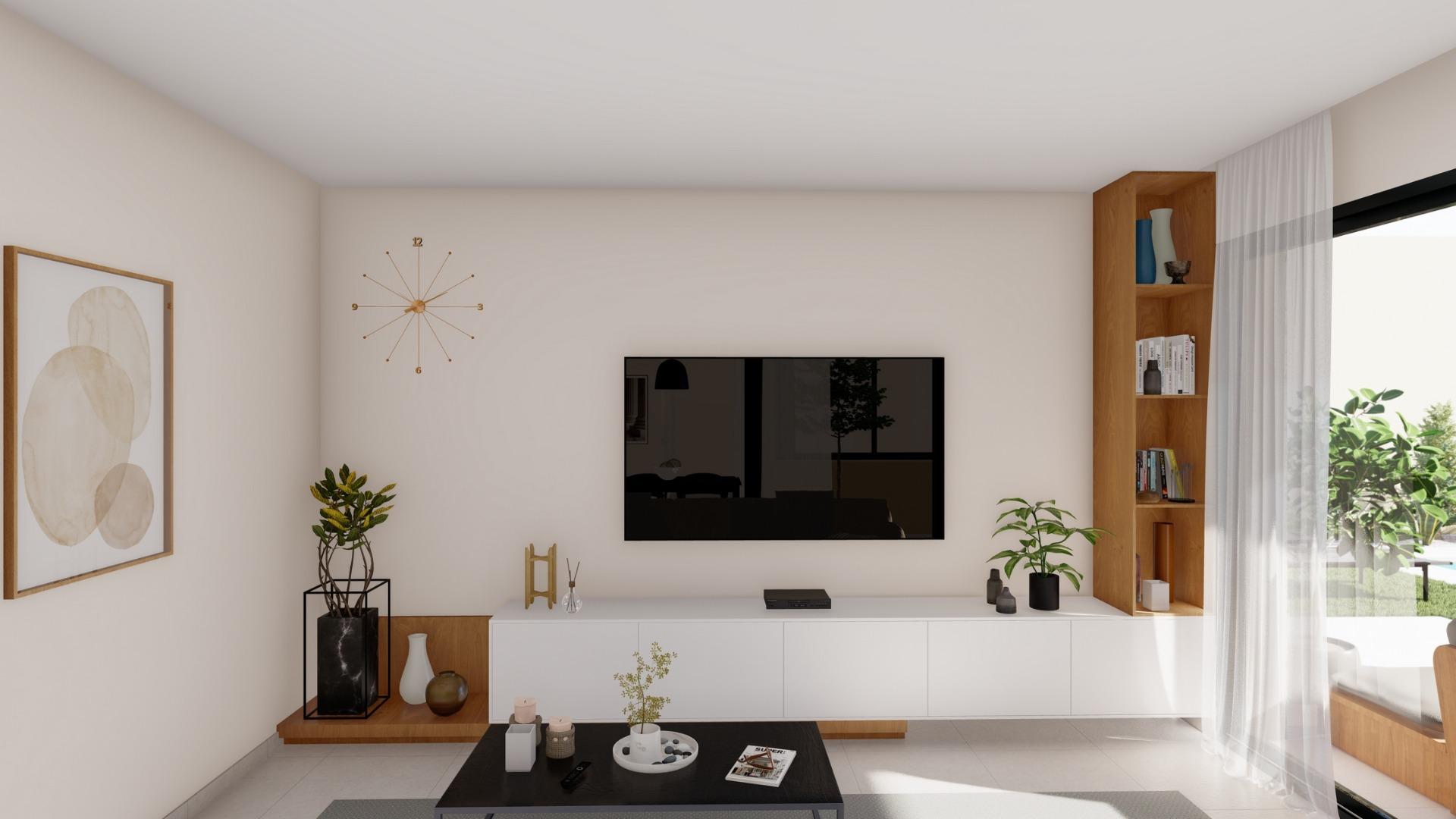 New Build - 3 Bedroom 3 Bathroom Villa in Baños y Mendigo - Altaona Golf  - Murcia