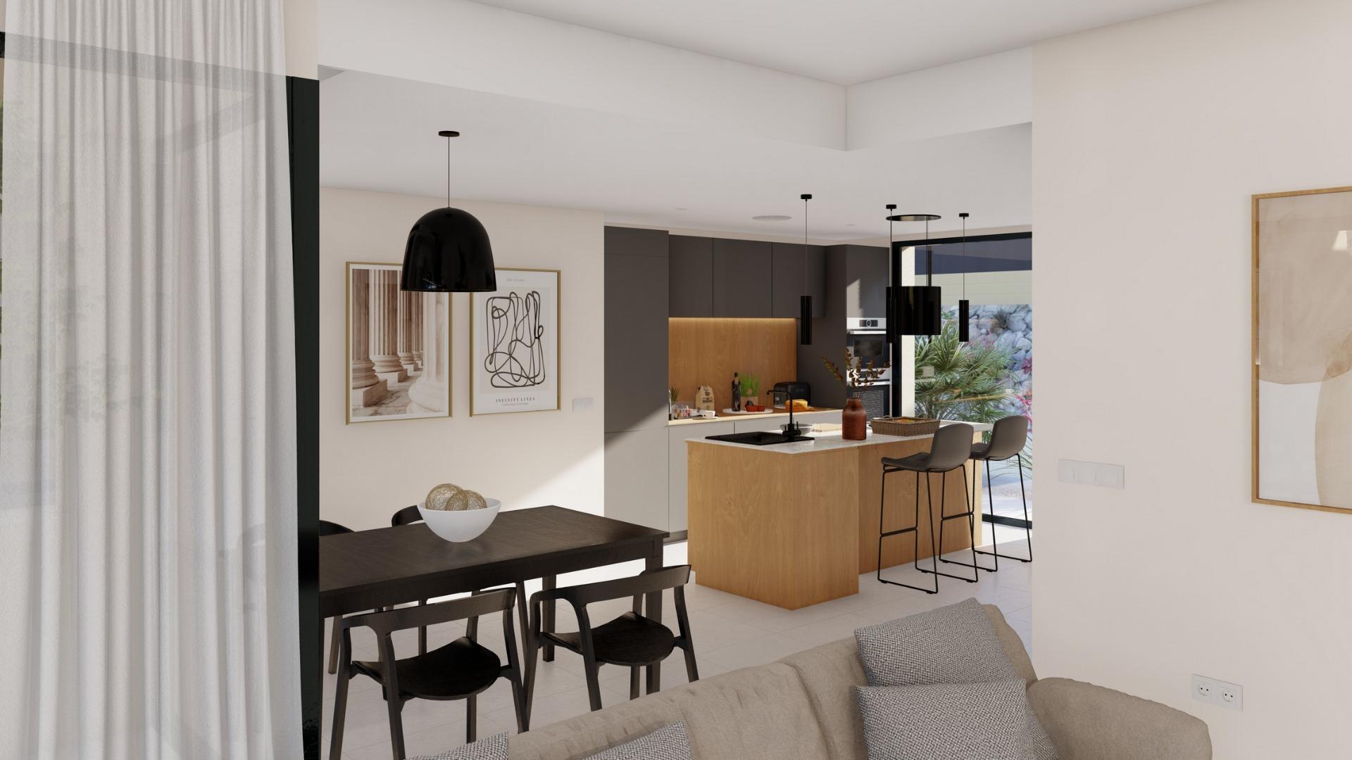 New Build - 3 Bedroom 3 Bathroom Villa in Baños y Mendigo - Altaona Golf  - Murcia