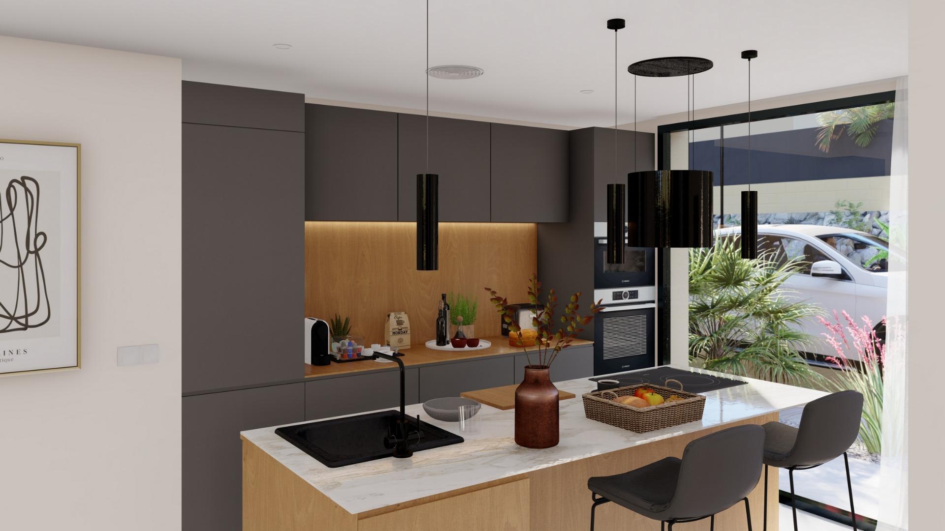 New Build - 3 Bedroom 3 Bathroom Villa in Baños y Mendigo - Altaona Golf  - Murcia