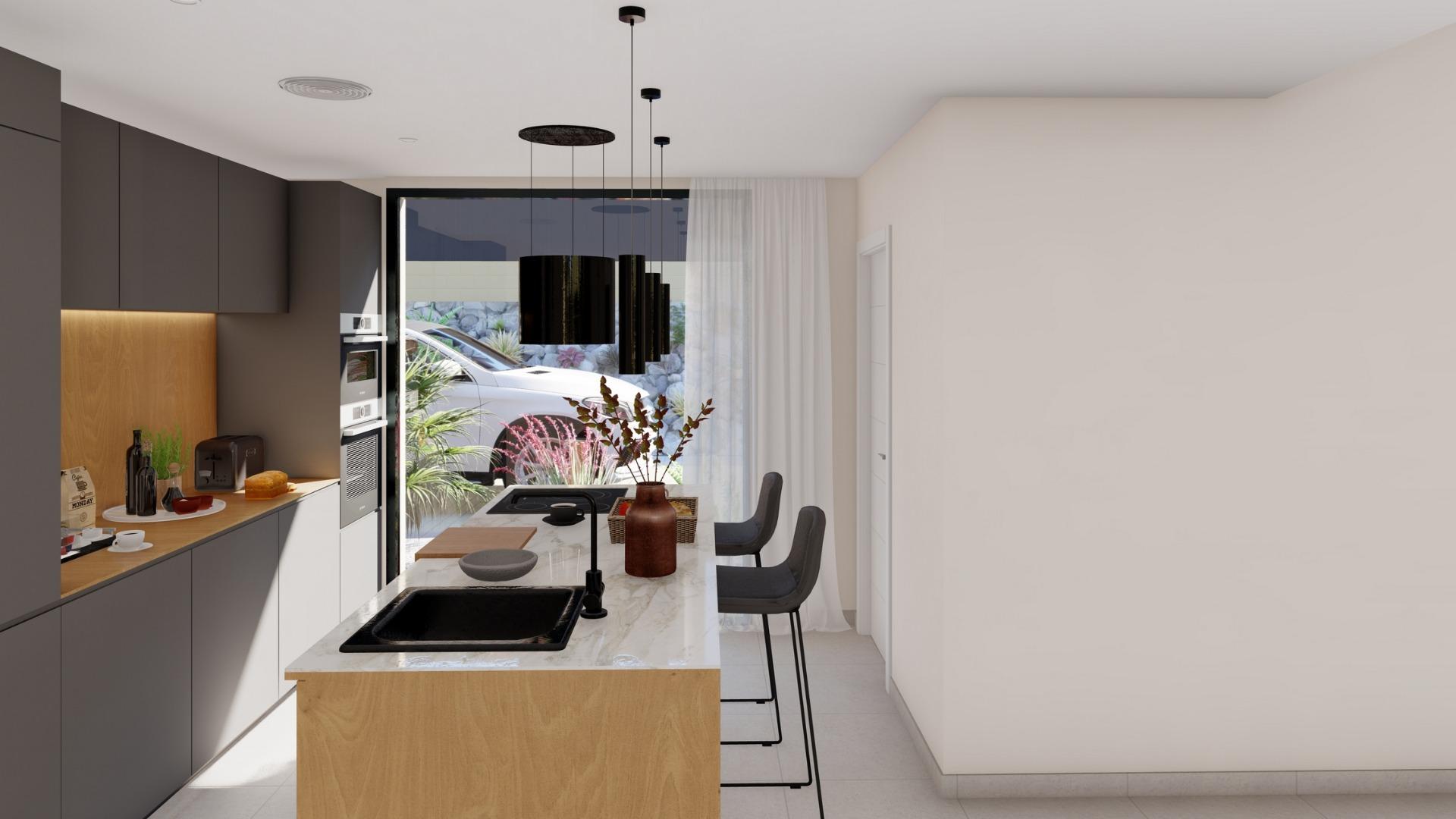 New Build - 3 Bedroom 3 Bathroom Villa in Baños y Mendigo - Altaona Golf  - Murcia