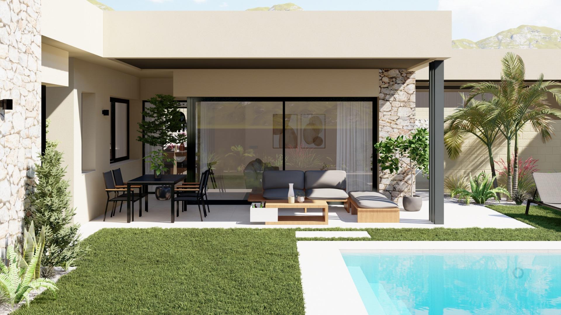 New Build - 3 Bedroom 3 Bathroom Villa in Baños y Mendigo - Altaona Golf  - Murcia