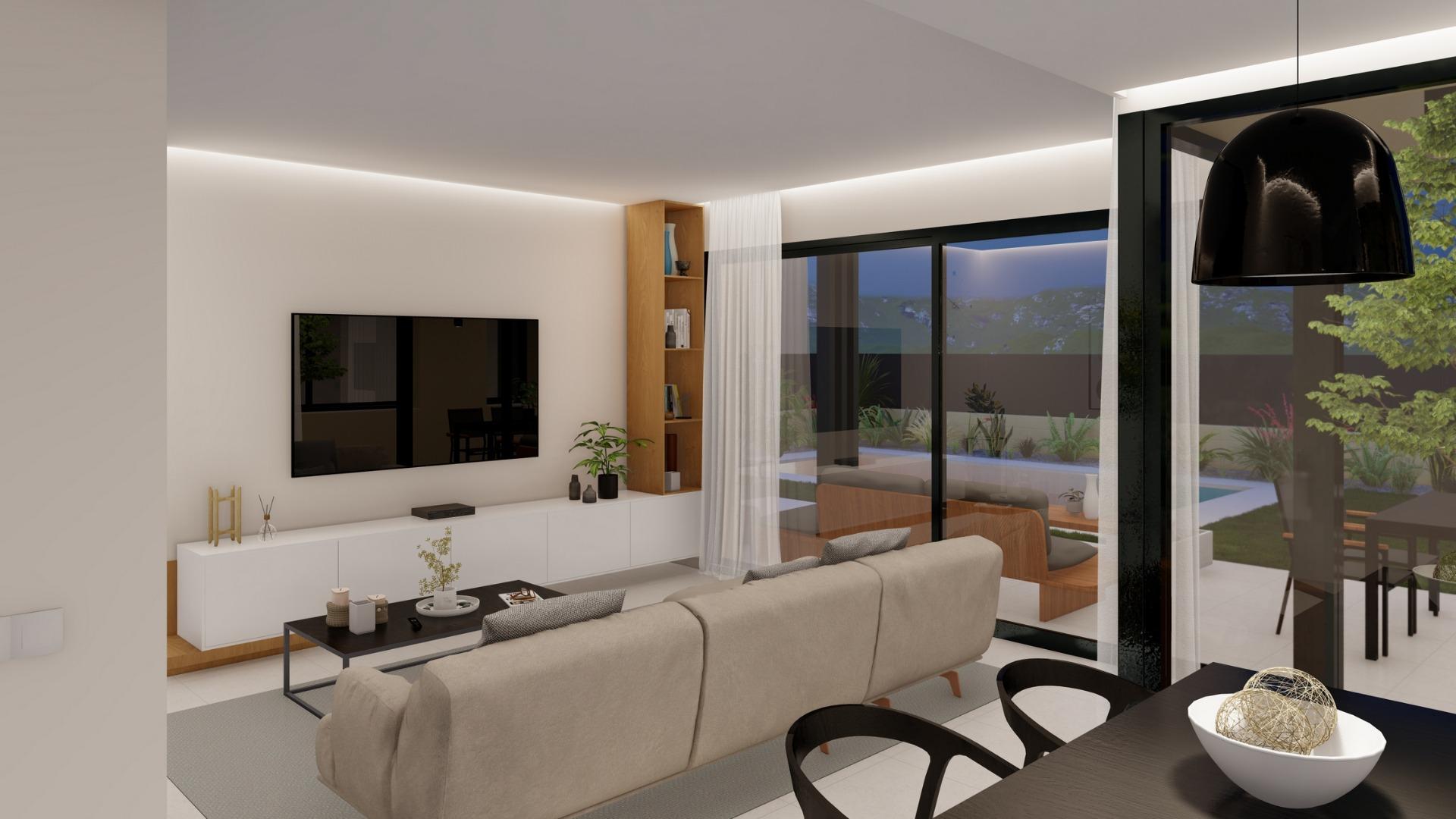New Build - 3 Bedroom 3 Bathroom Villa in Baños y Mendigo - Altaona Golf  - Murcia