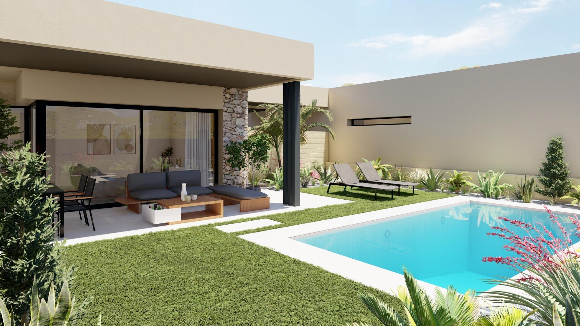 New Build - 3 Bedroom 3 Bathroom Villa in Baños y Mendigo - Altaona Golf  - Murcia