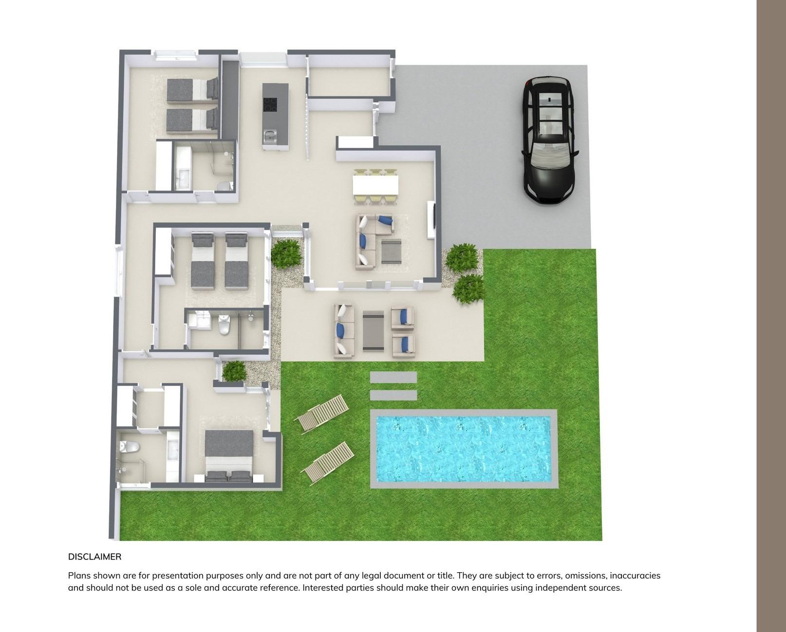 New Build - 3 Bedroom 3 Bathroom Villa in Baños y Mendigo - Altaona Golf  - Murcia