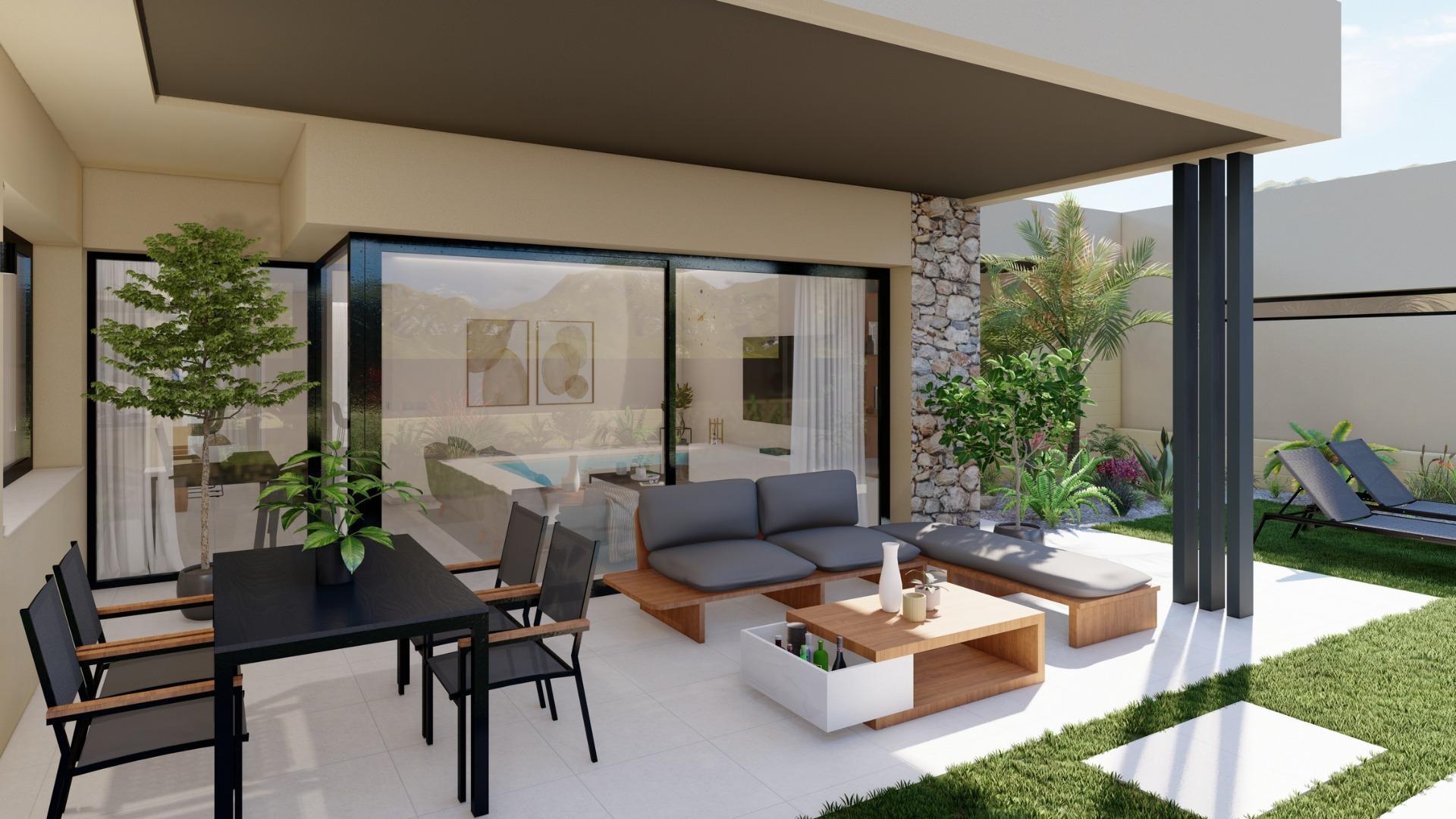 New Build - 3 Bedroom 3 Bathroom Villa in Baños y Mendigo - Altaona Golf  - Murcia