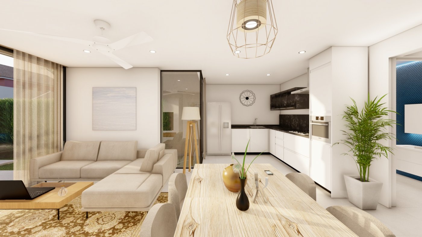 New Build - 3 Bedroom 3 Bathroom Villa in Los Urrutias - Estrella De Mar  - Murcia