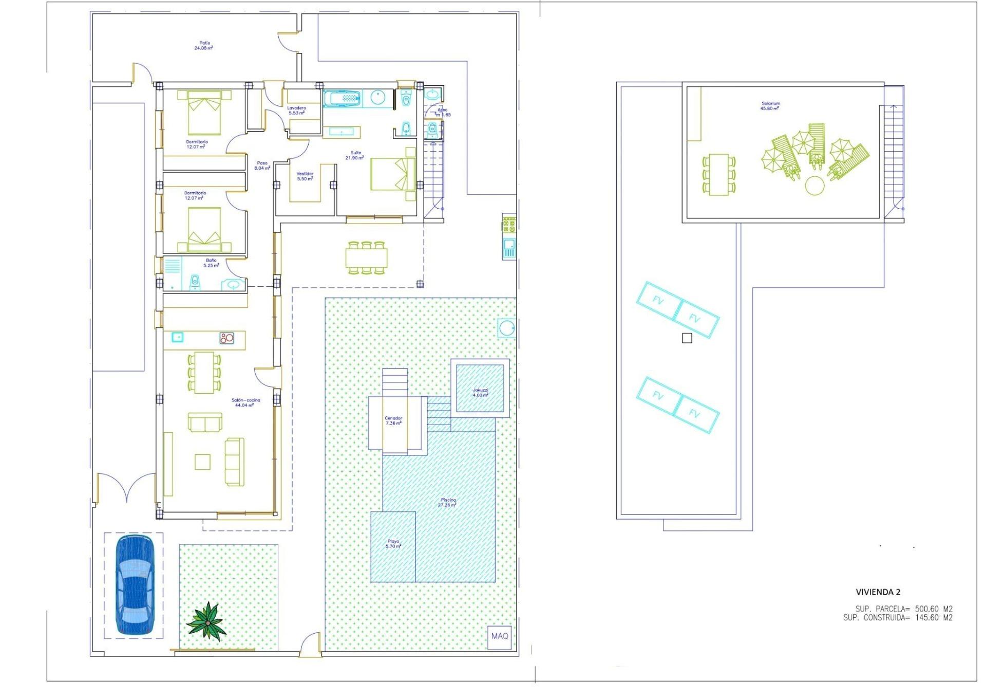 New Build - 3 Bedroom 2 Bathroom Villa in Sucina - pueblo  - Murcia