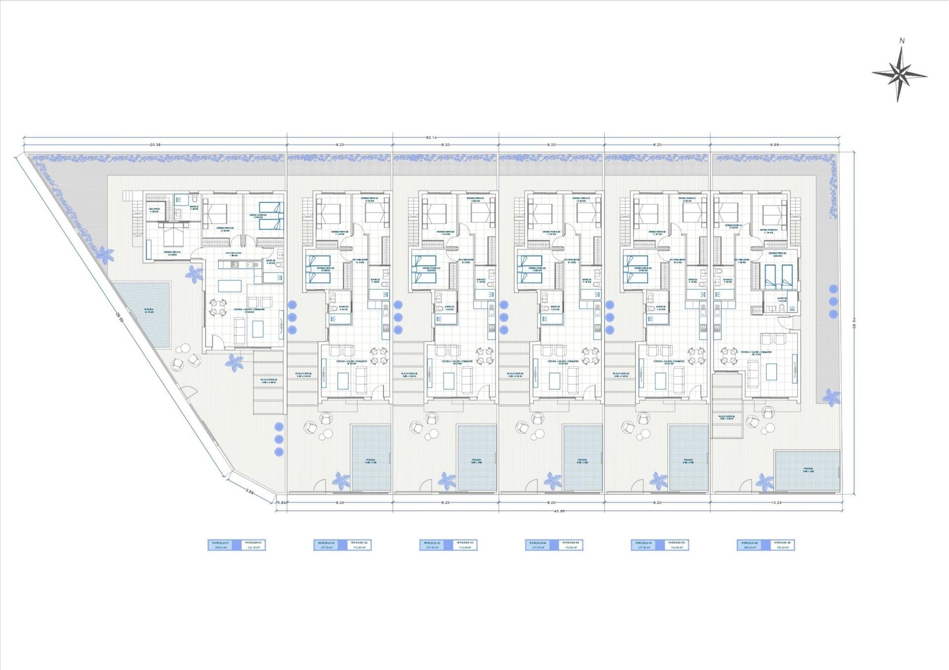 New Build - 3 Bedroom 2 Bathroom Villa in Los Alcazares - Serena Golf  - Murcia