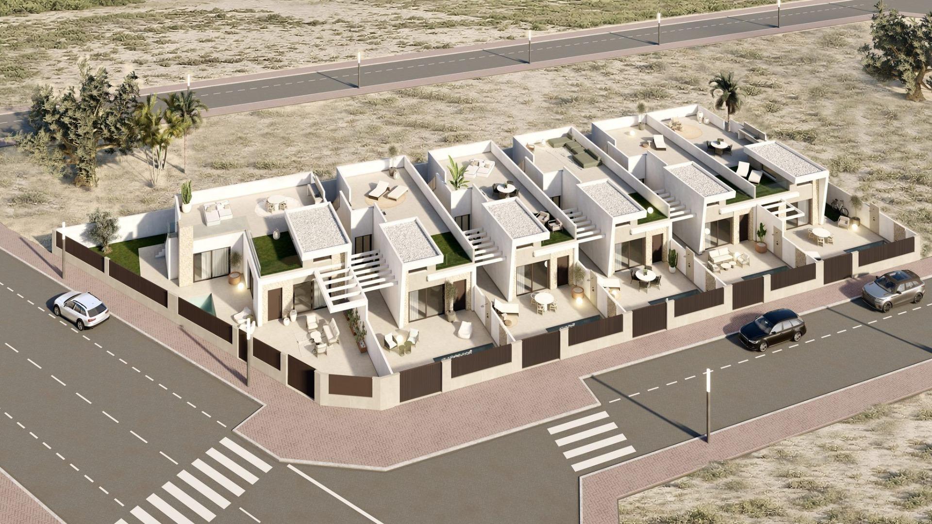New Build - 3 Bedroom 2 Bathroom Villa in Los Alcazares - Serena Golf  - Murcia