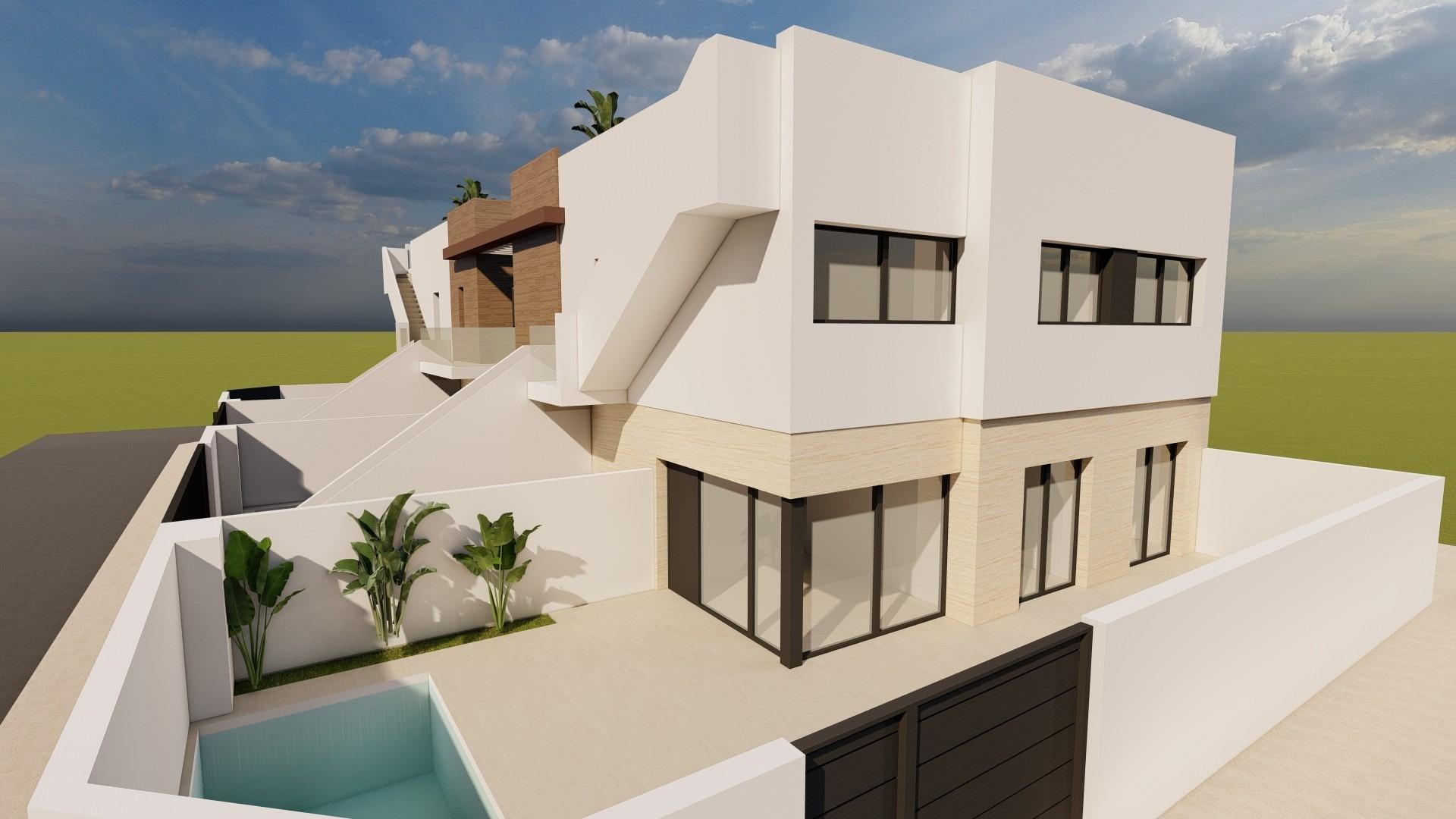New Build - 2 Bedroom 2 Bathroom Bungalow in San Pedro del Pinatar - Lo Pagan  - Murcia