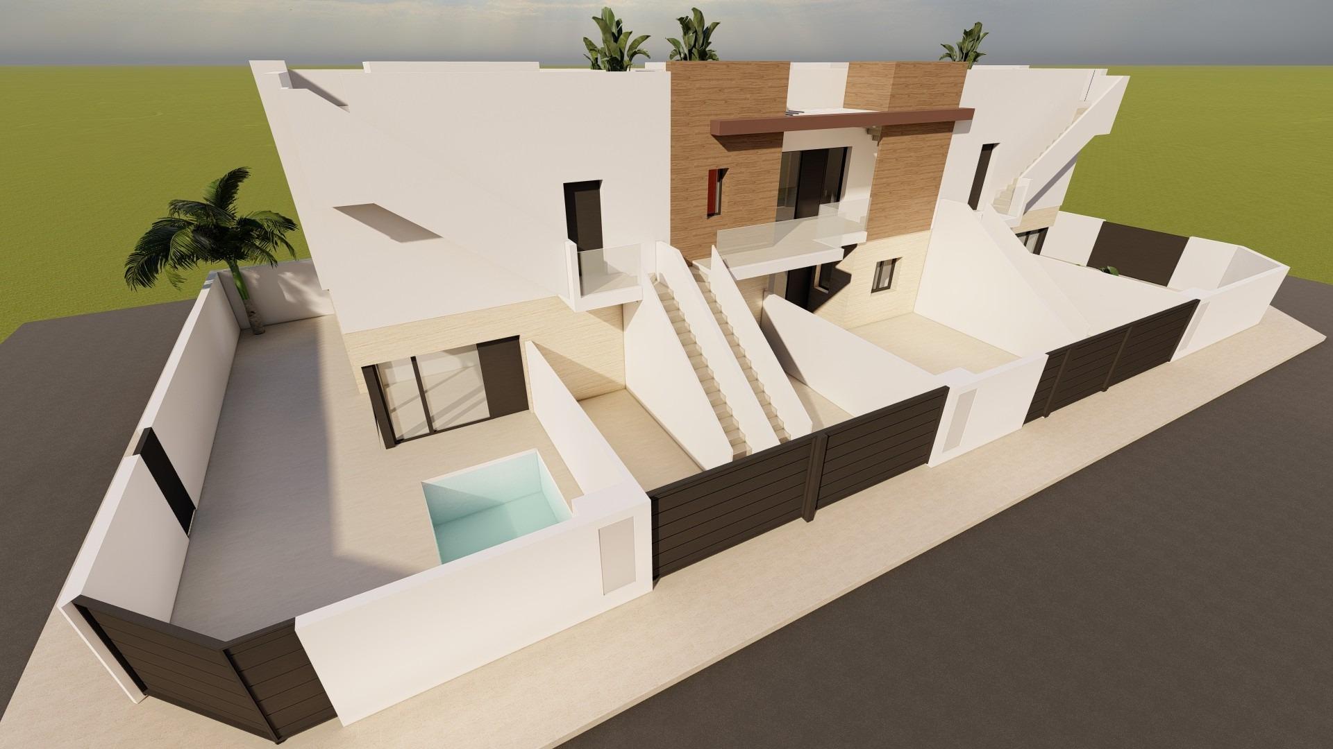 New Build - 2 Bedroom 2 Bathroom Bungalow in San Pedro del Pinatar - Lo Pagan  - Murcia