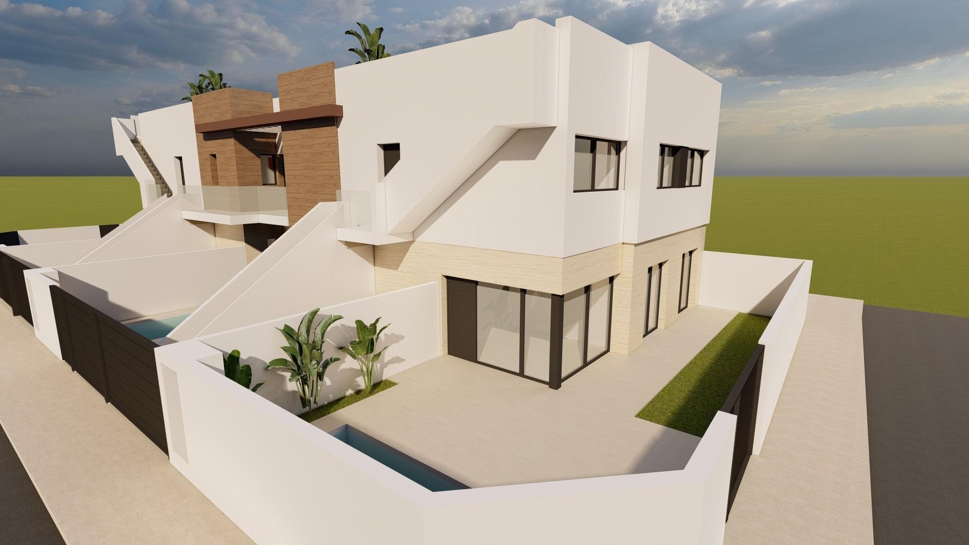 New Build - 2 Bedroom 2 Bathroom Bungalow in San Pedro del Pinatar - Lo Pagan  - Murcia