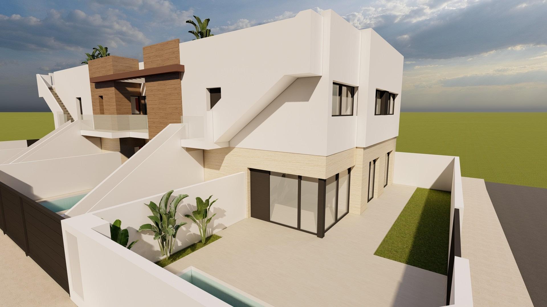 New Build - 2 Bedroom 2 Bathroom Bungalow in San Pedro del Pinatar - Lo Pagan  - Murcia