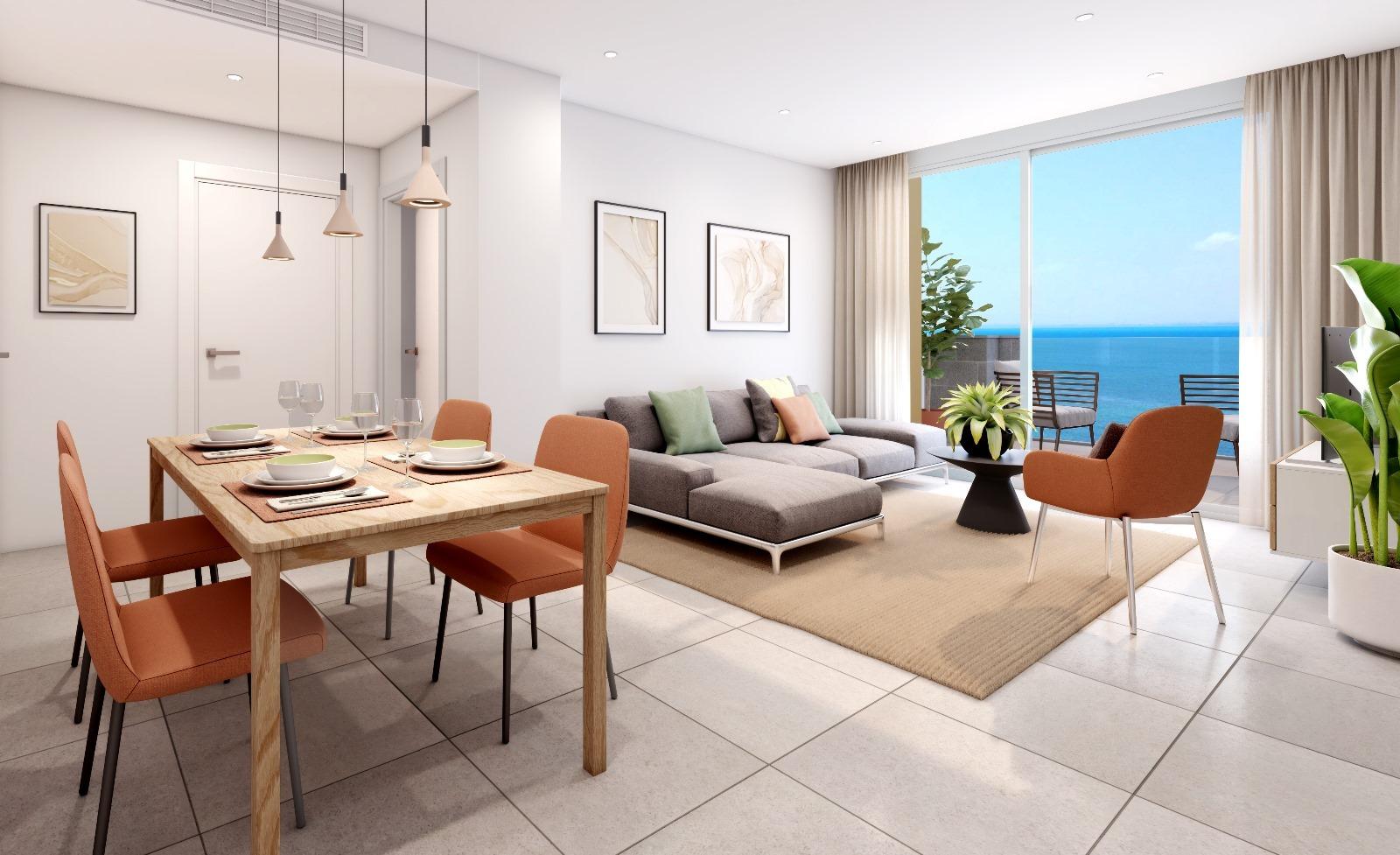 New Build - 2 Bedroom 2 Bathroom Apartment in La Manga del Mar Menor - La Manga  - Murcia