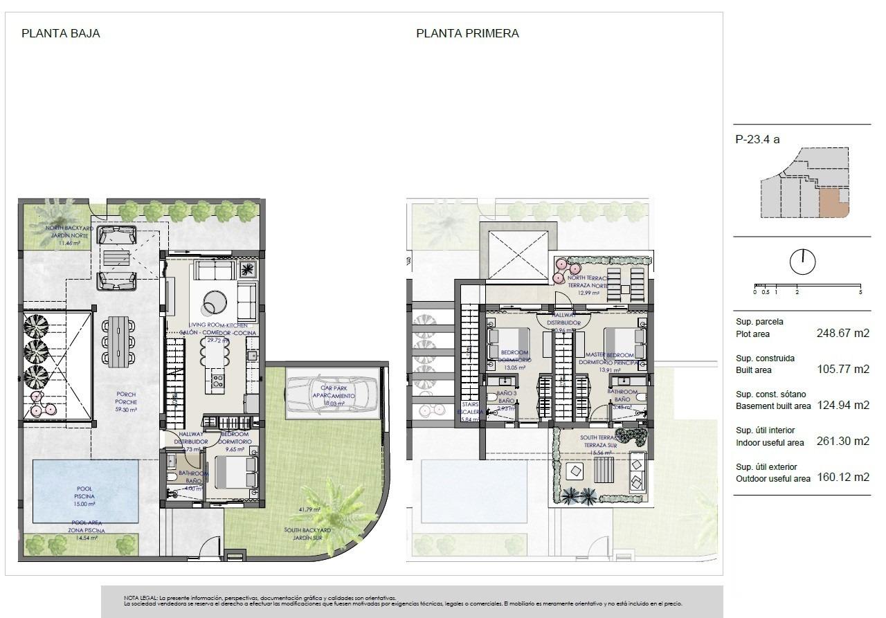 New Build - 3 Bedroom 3 Bathroom Villa in Torre Pacheco - Santa Rosalia Lake and Life Resort  - Murcia
