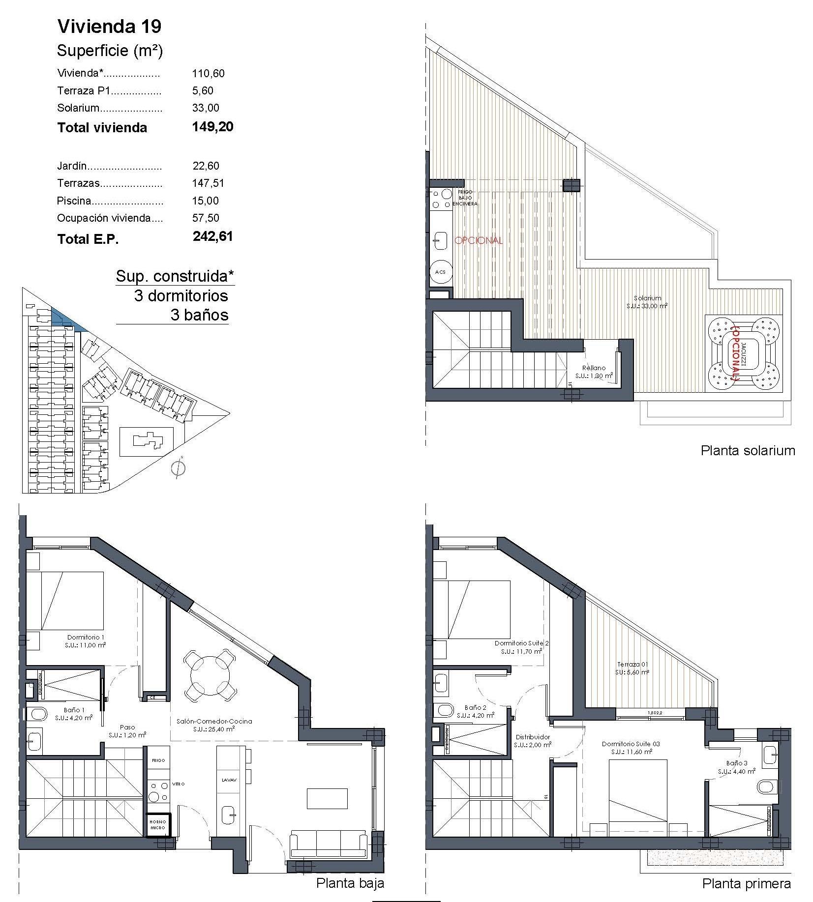 New Build - 3 Bedroom 3 Bathroom Villa in Los Alcazares - Serena Golf  - Murcia