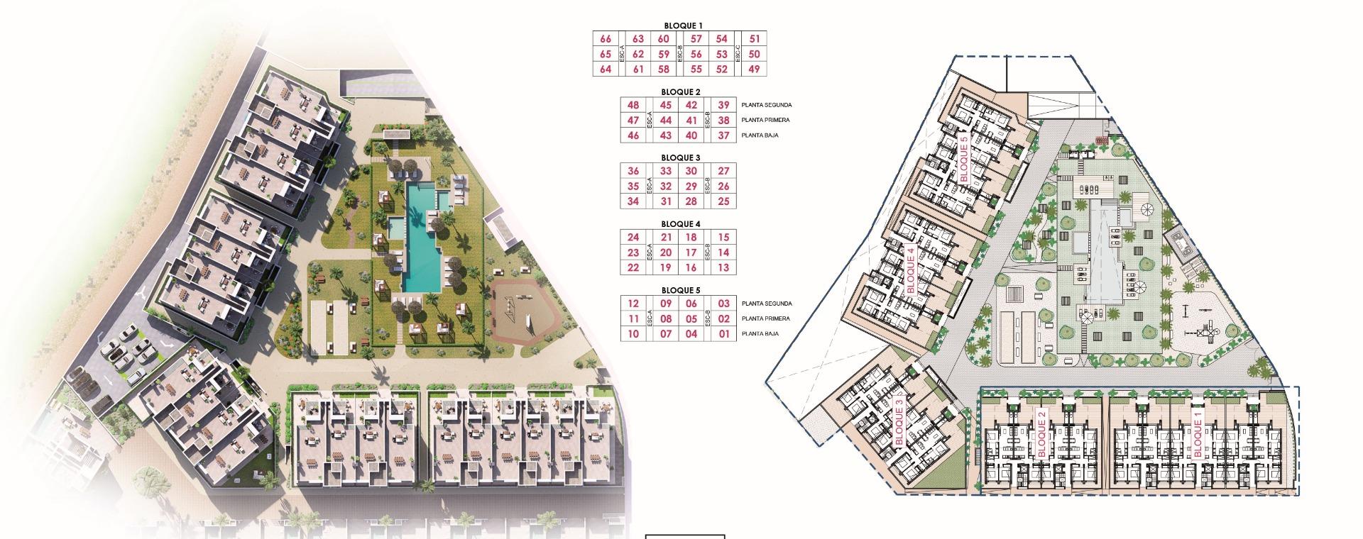 New Build - 2 Bedroom 2 Bathroom Apartment in Los Alcazares - Serena Golf  - Murcia