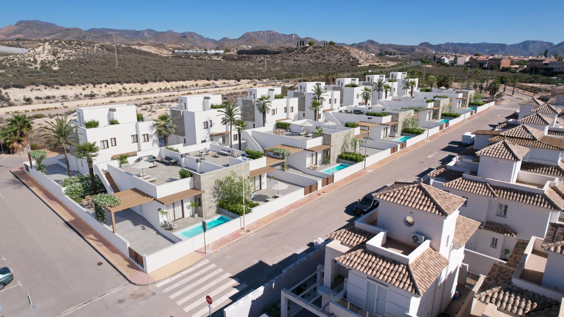 New Build - 3 Bedroom 2 Bathroom Villa in Puerto de Mazarron - Caleñares  - Murcia