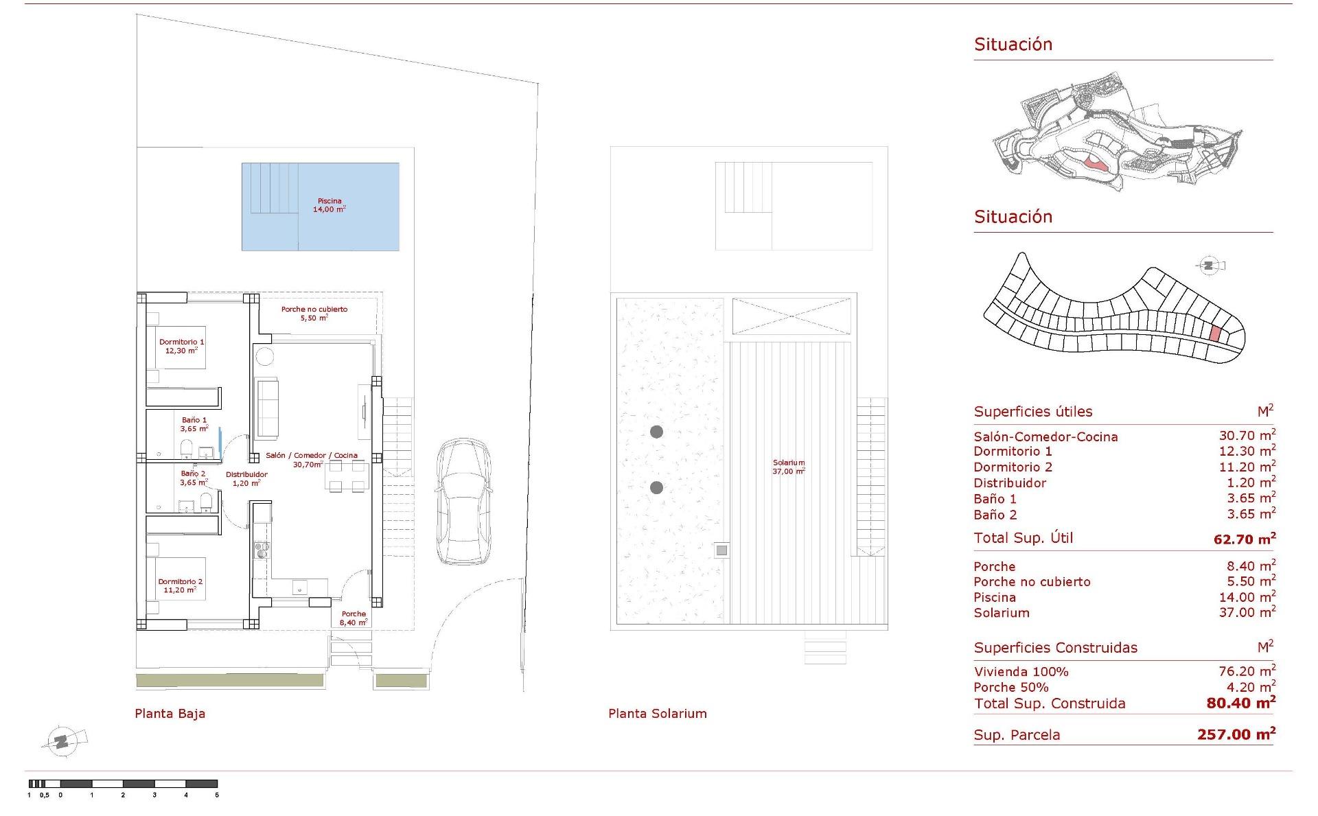 New Build - 2 Bedroom 2 Bathroom Villa in Fuente Álamo - Hacienda del Alamo  - Murcia