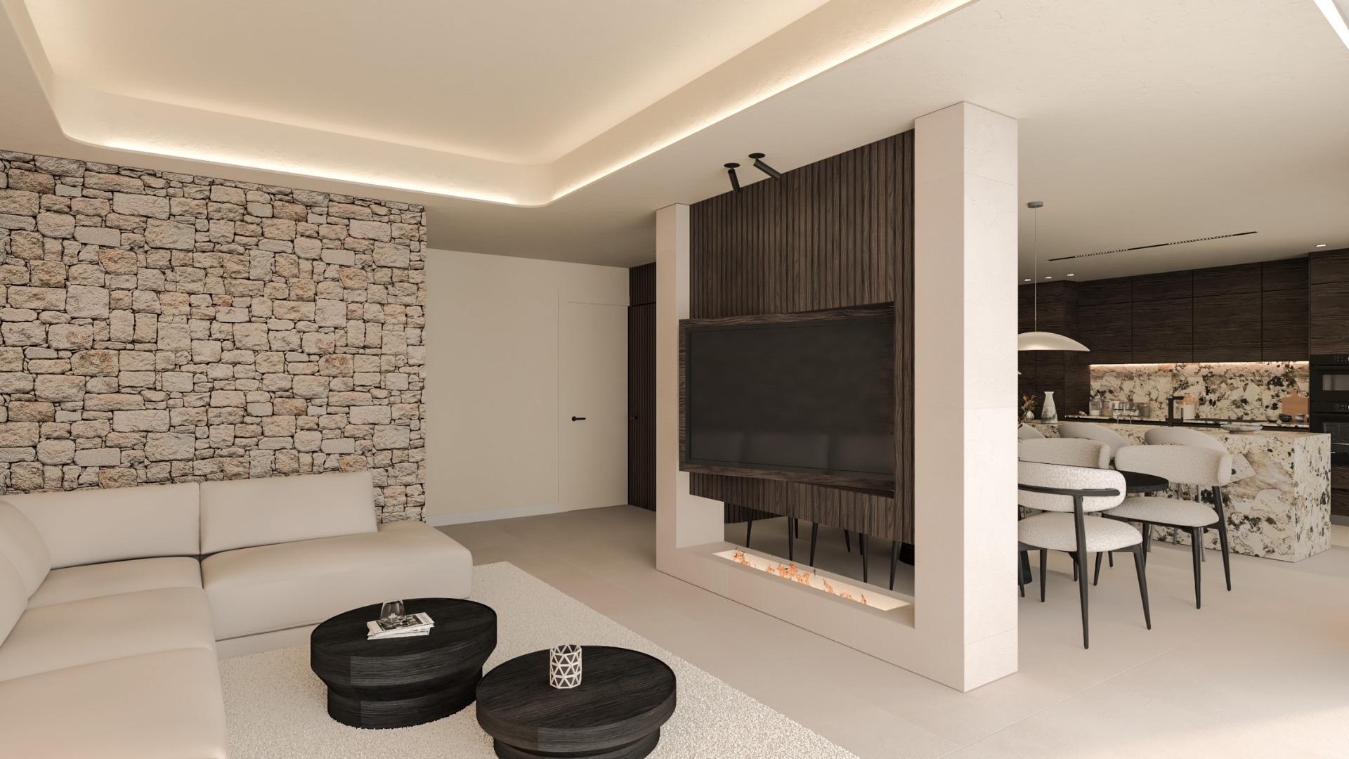 New Build - 3 Bedroom 3 Bathroom Villa in Cabo de Palos - Cala Flores  - Murcia
