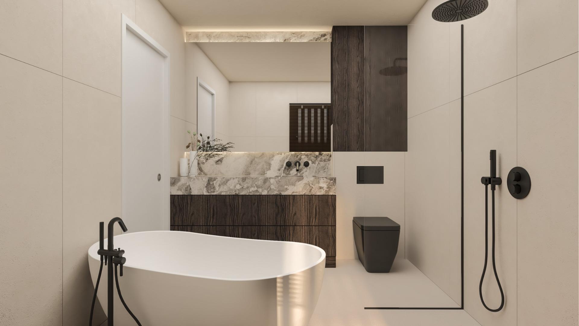 New Build - 3 Bedroom 3 Bathroom Villa in Cabo de Palos - Cala Flores  - Murcia