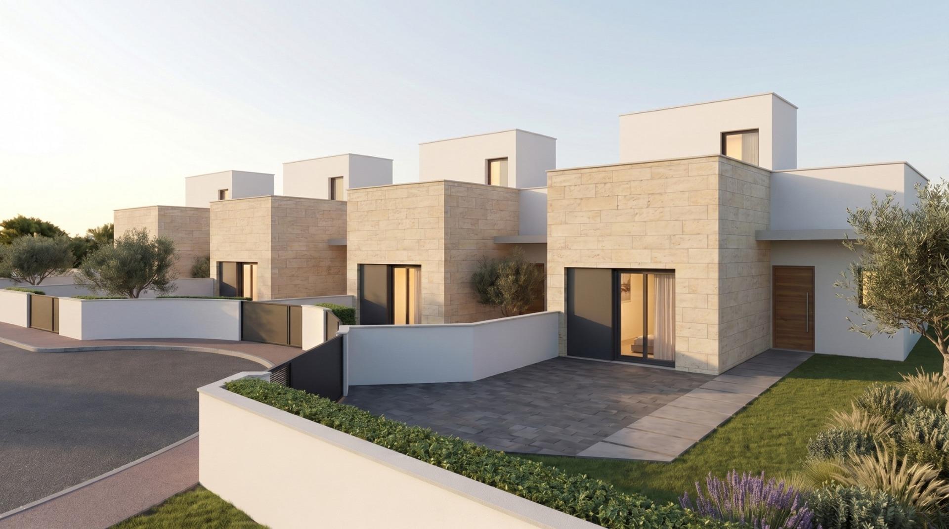 New Build - 3 Bedroom 3 Bathroom Town House in Mazarron - Country Club  - Murcia