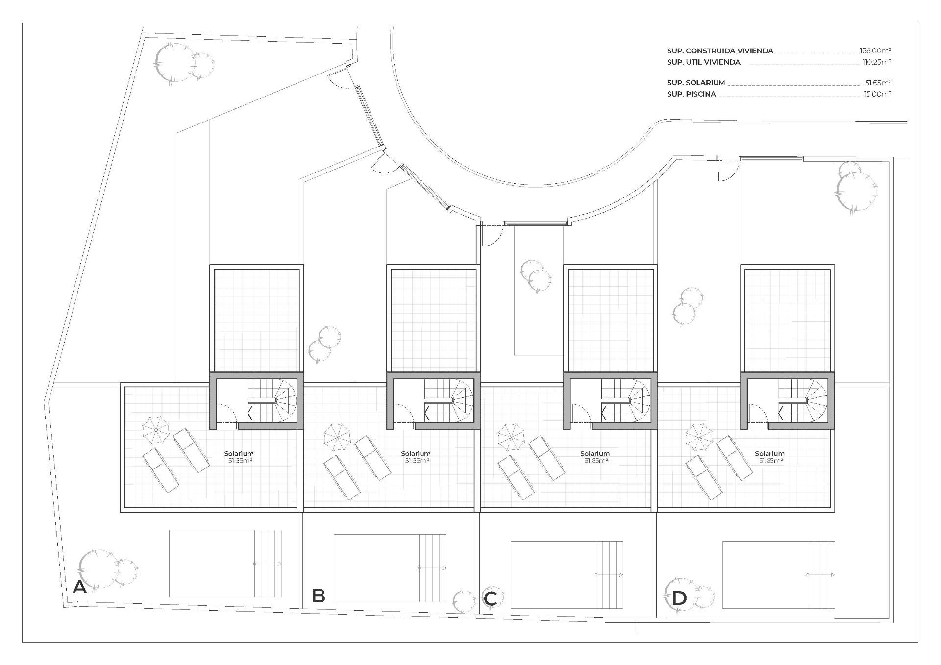 New Build - 3 Bedroom 3 Bathroom Town House in Mazarron - Country Club  - Murcia