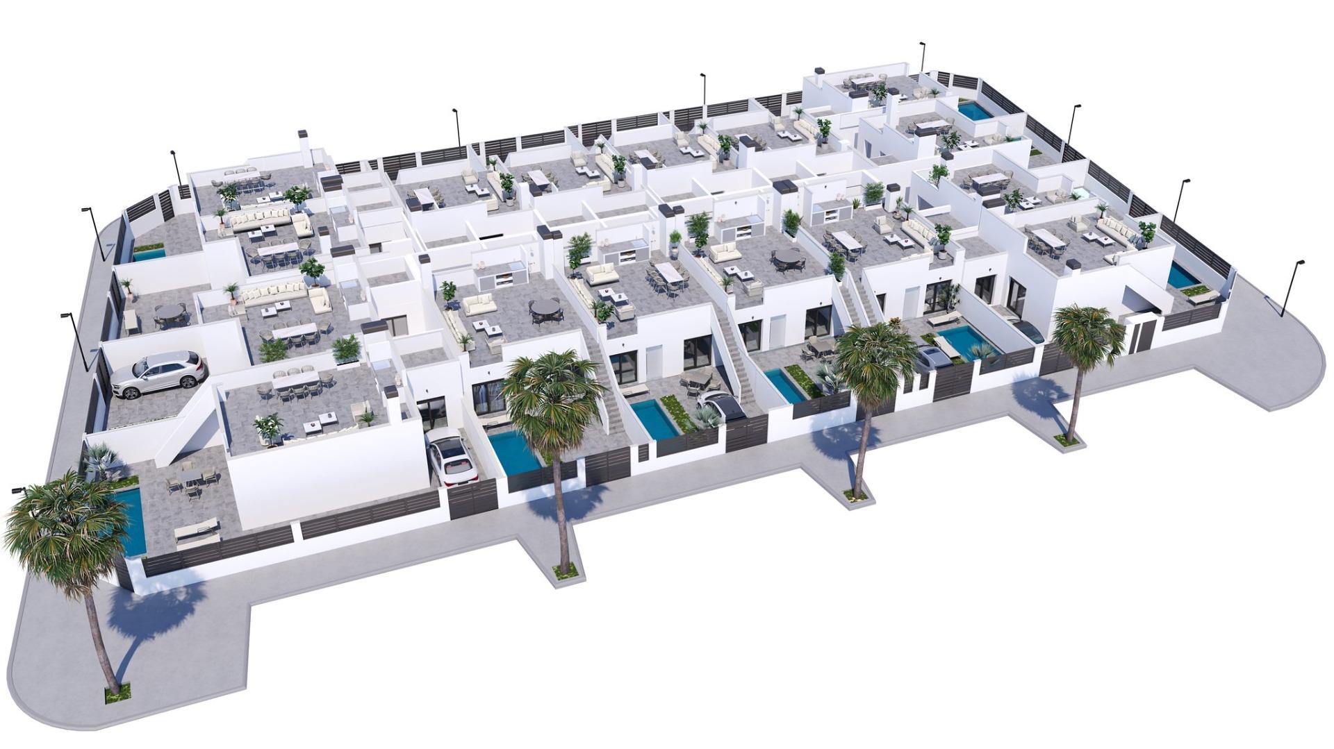 New Build - 2 Bedroom 2 Bathroom Villa in Torre Pacheco - El Alba  - Murcia