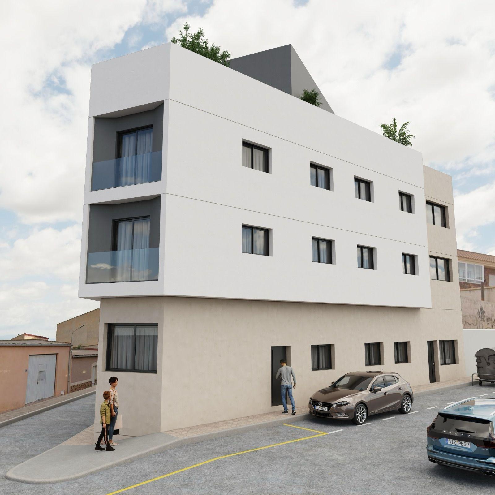 New Build - 2 Bedroom 1 Bathroom Penthouse in Mazarron - pueblo  - Murcia