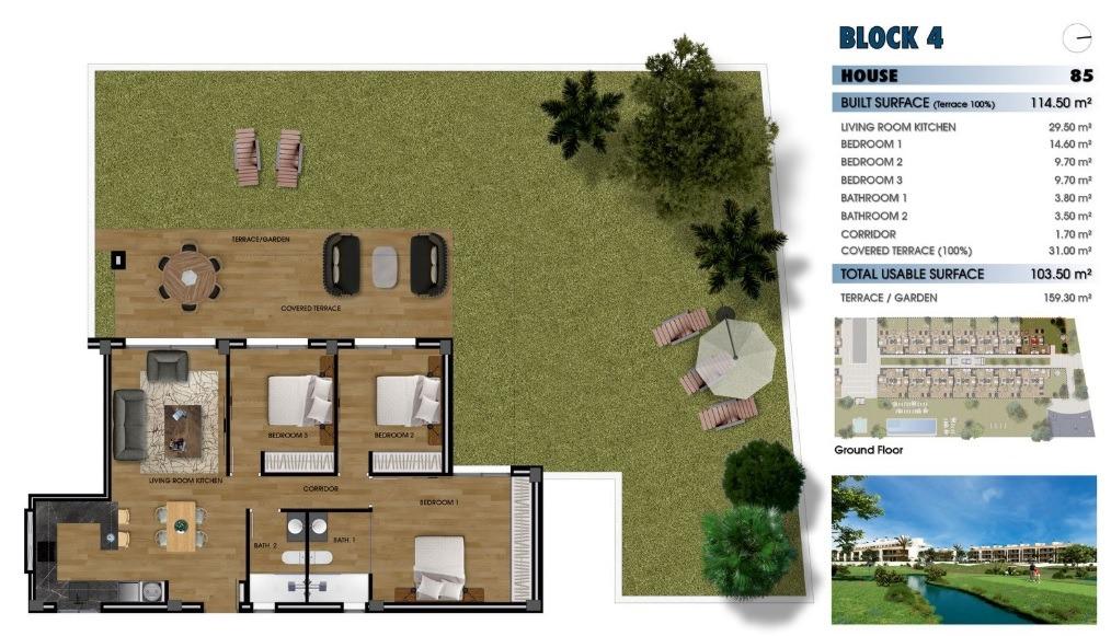 New Build - 3 Bedroom 2 Bathroom Apartment in Los Alcazares - La Serena Golf  - Murcia