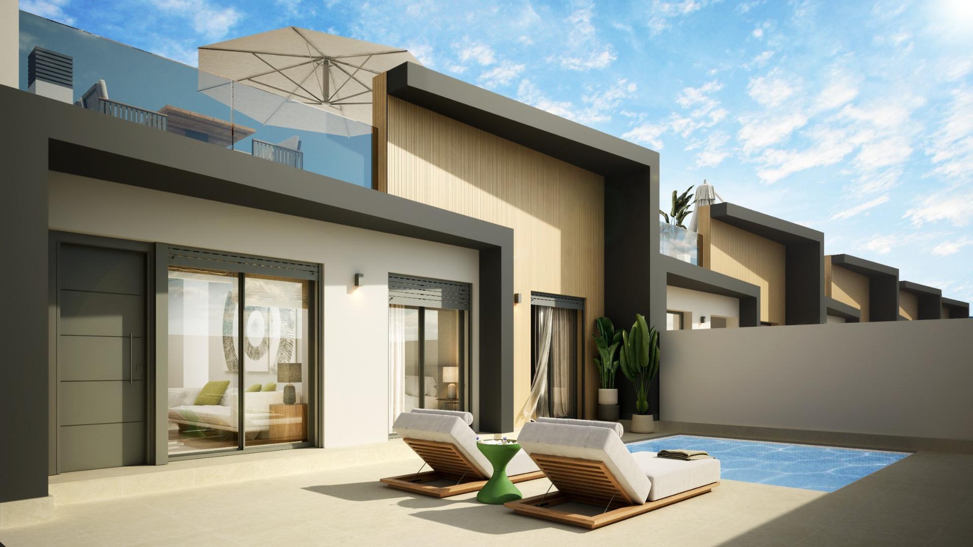 New Build - 3 Bedroom 2 Bathroom Town House in Avileses - Avileses  - Murcia